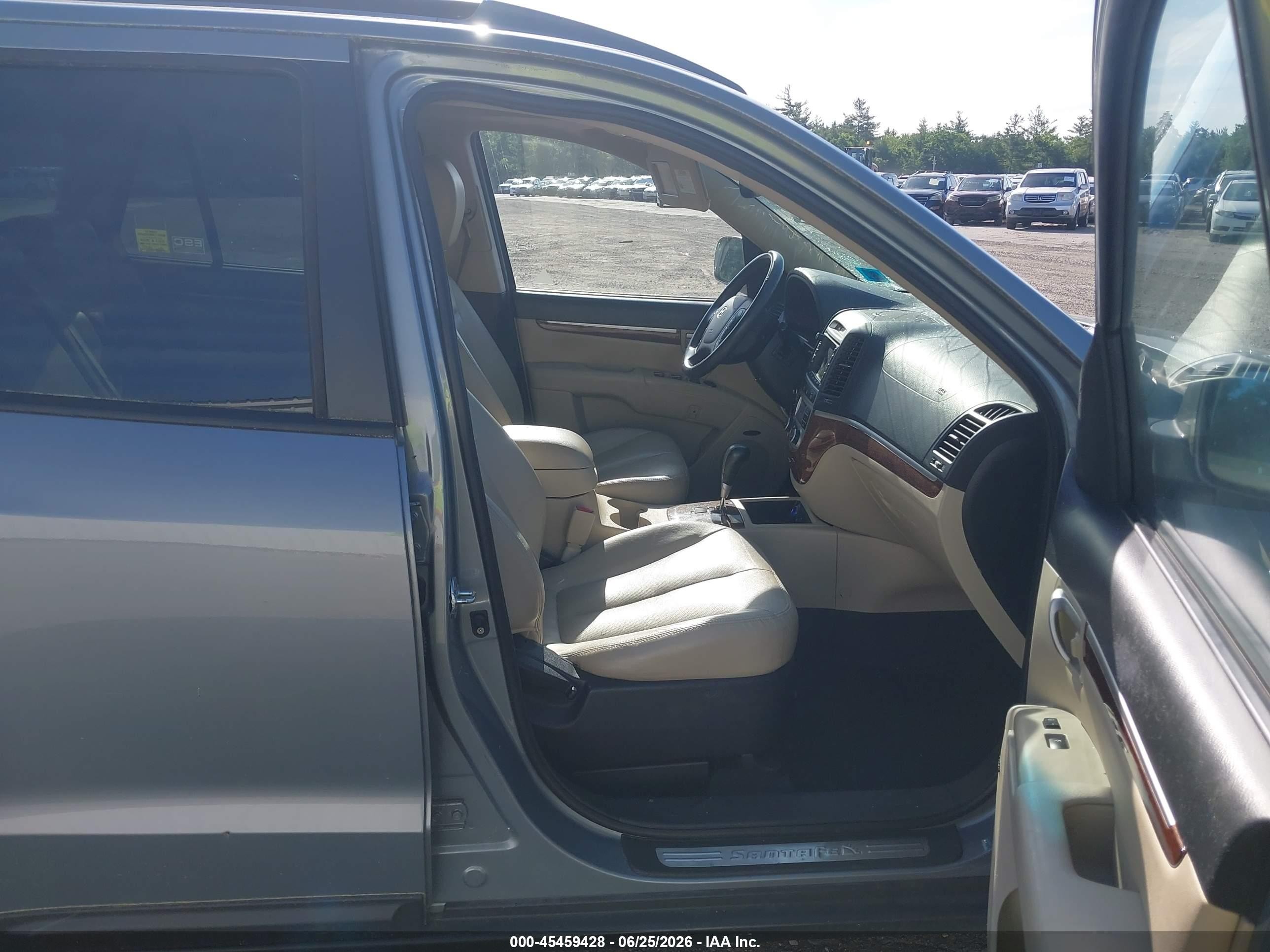 2008 Hyundai Santa Fe Limited/se Green vin: 5NMSH13E68H177078