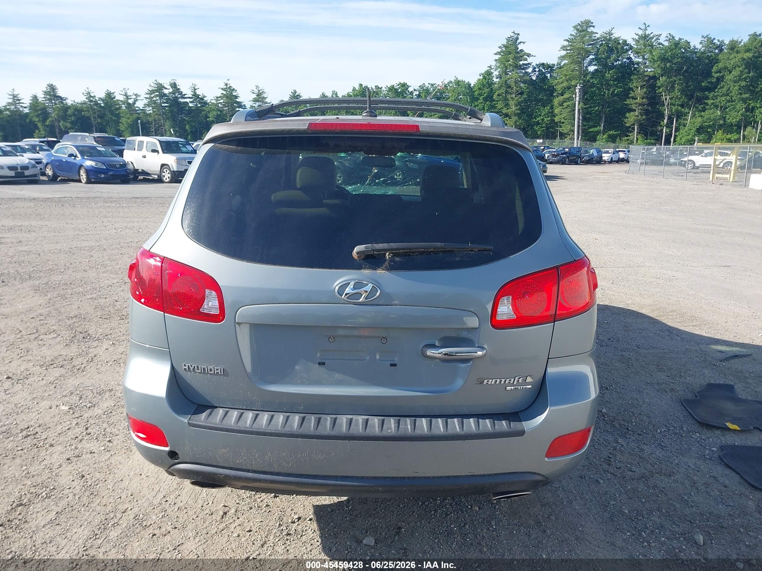 2008 Hyundai Santa Fe Limited/se Green vin: 5NMSH13E68H177078