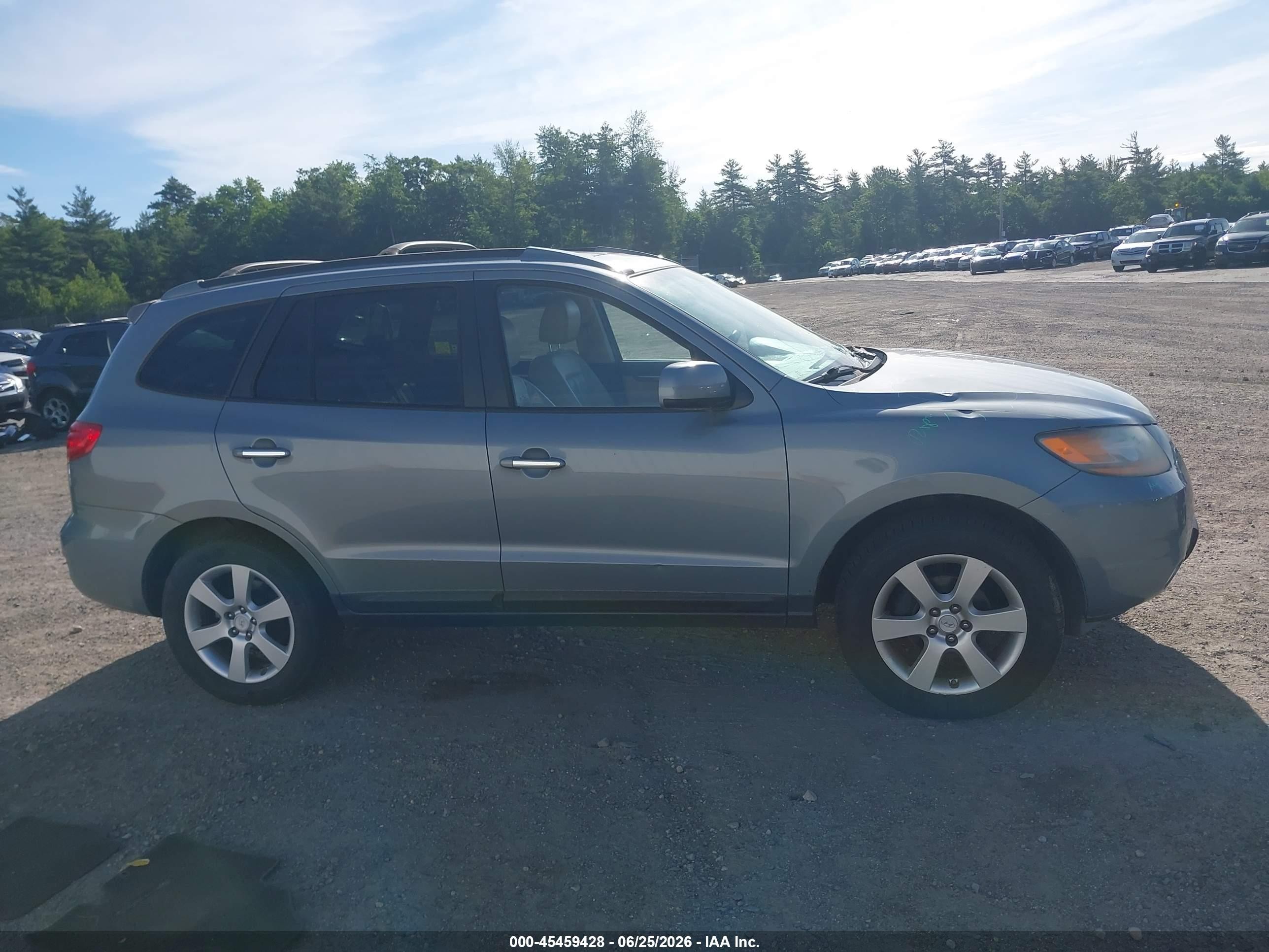 2008 Hyundai Santa Fe Limited/se Green vin: 5NMSH13E68H177078