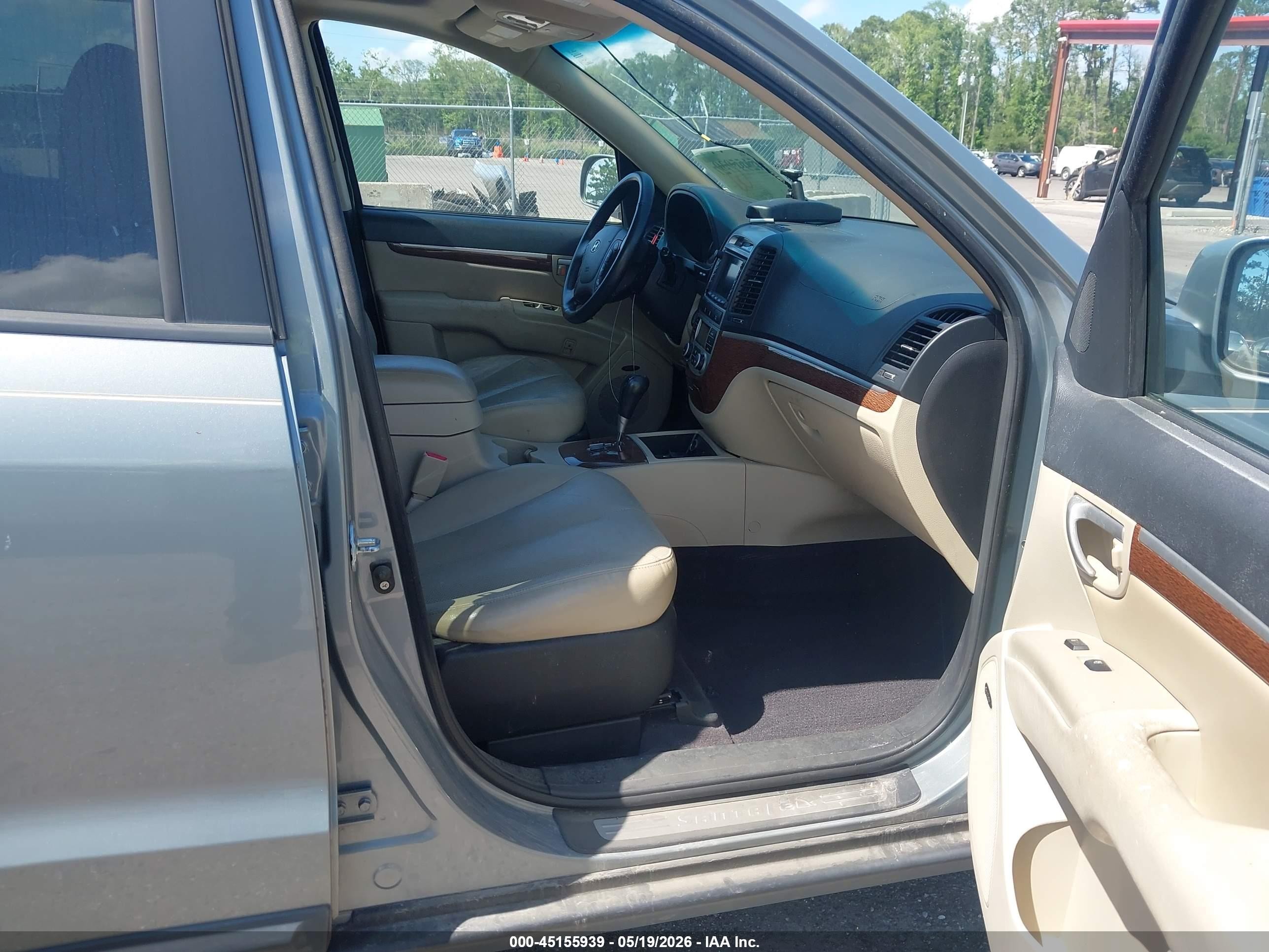 2008 Hyundai Santa Fe Limited/se Gray vin: 5NMSH13E68H177629