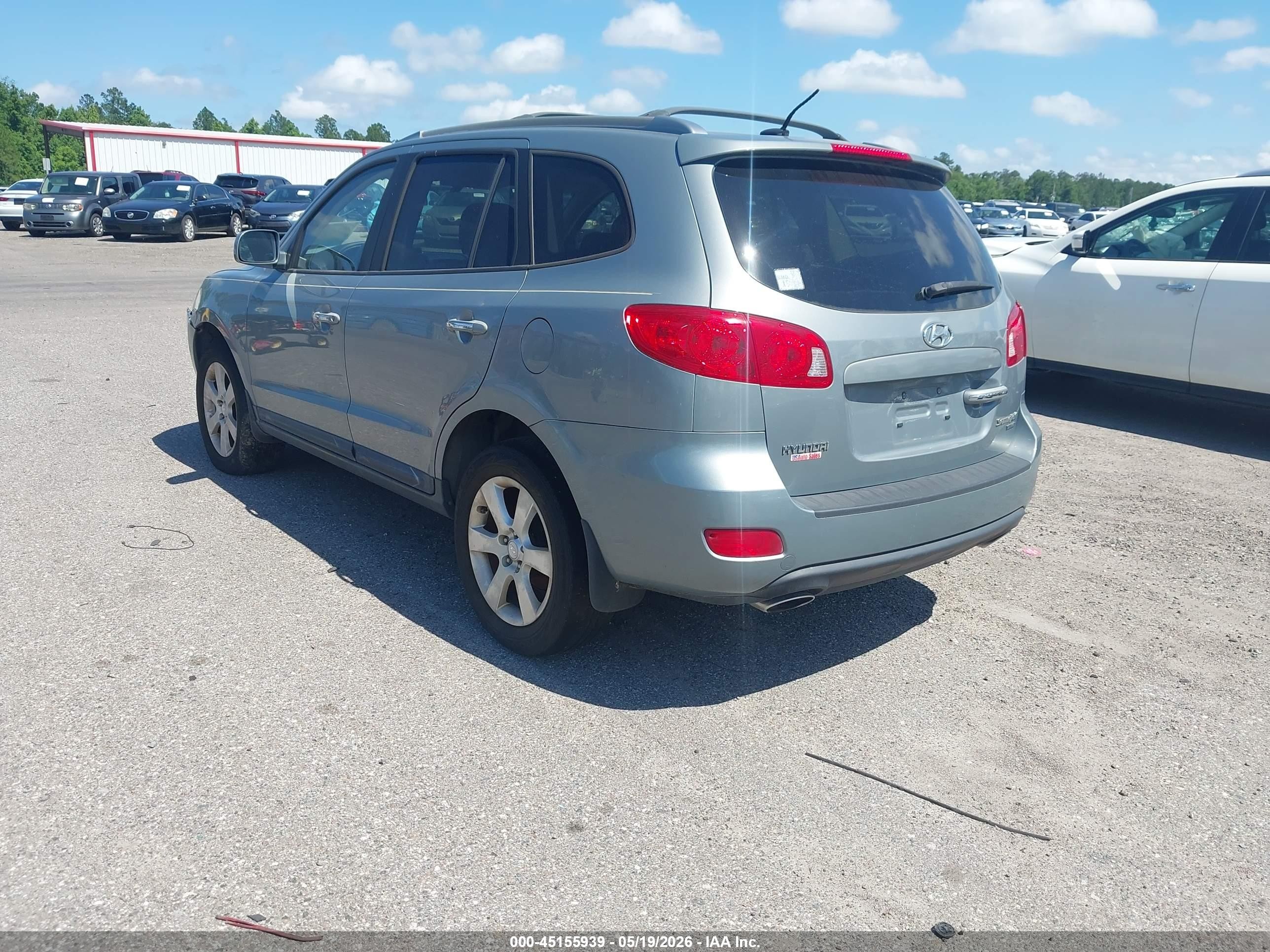 2008 Hyundai Santa Fe Limited/se Gray vin: 5NMSH13E68H177629