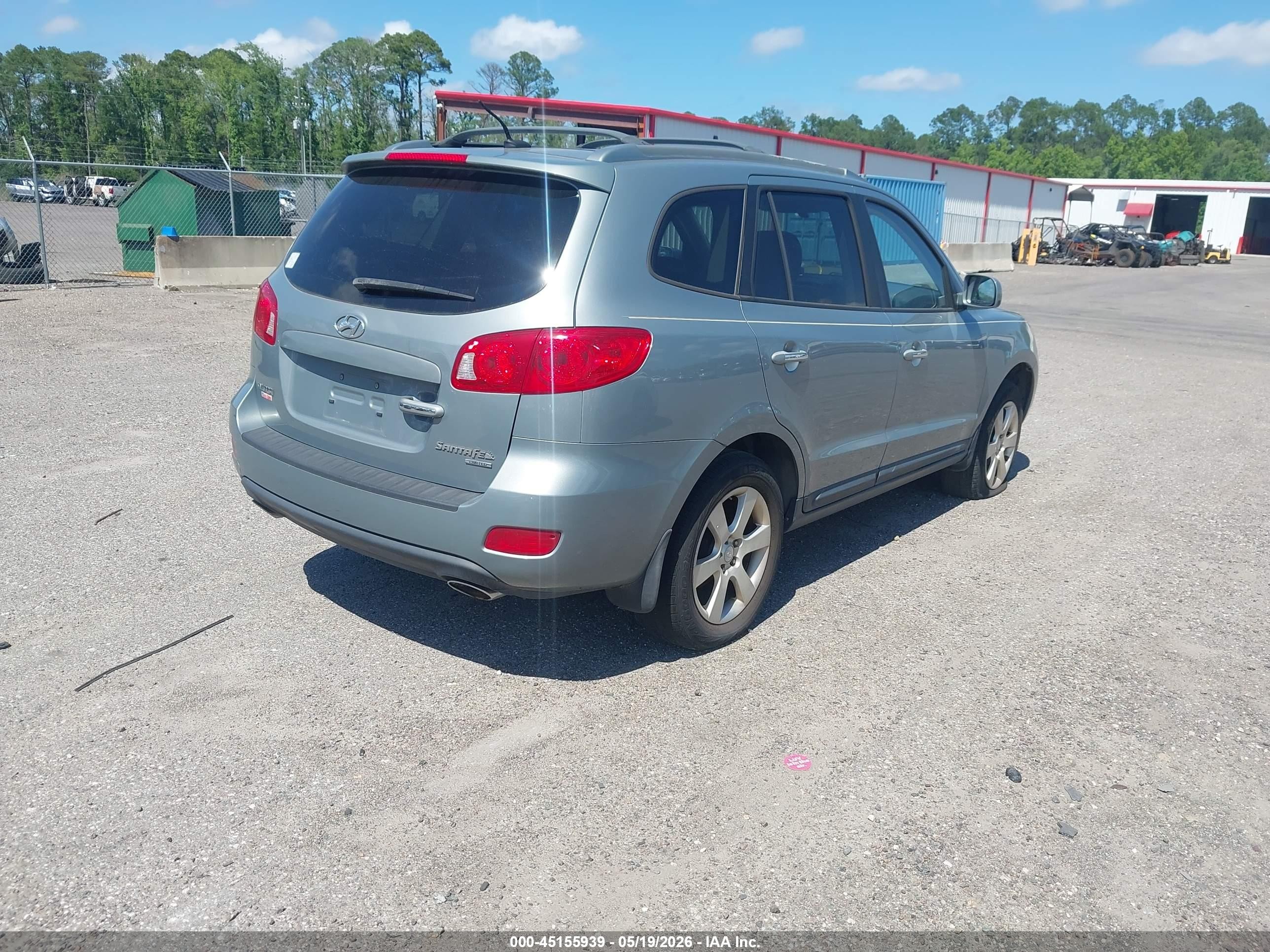2008 Hyundai Santa Fe Limited/se Gray vin: 5NMSH13E68H177629