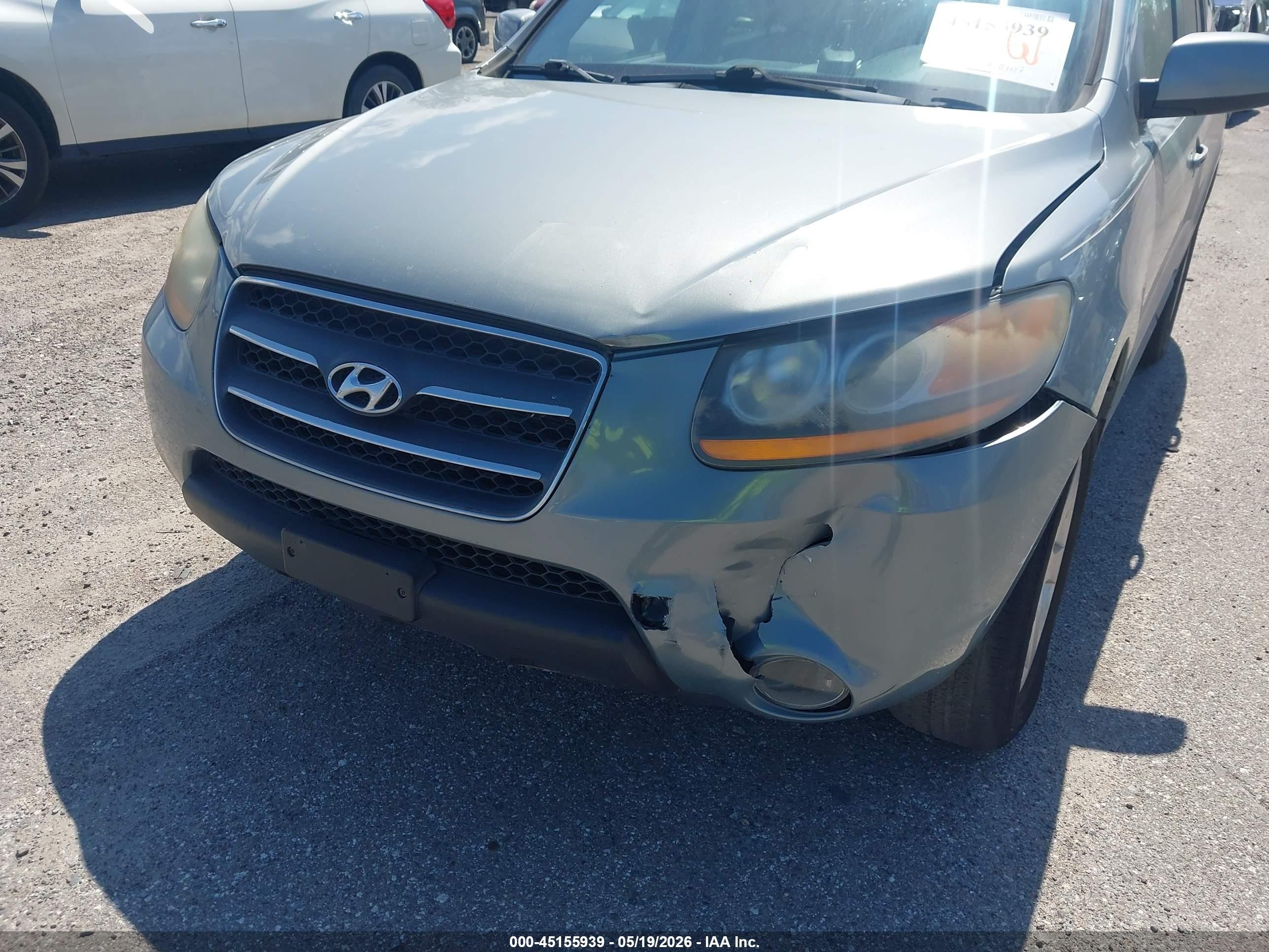 2008 Hyundai Santa Fe Limited/se Gray vin: 5NMSH13E68H177629