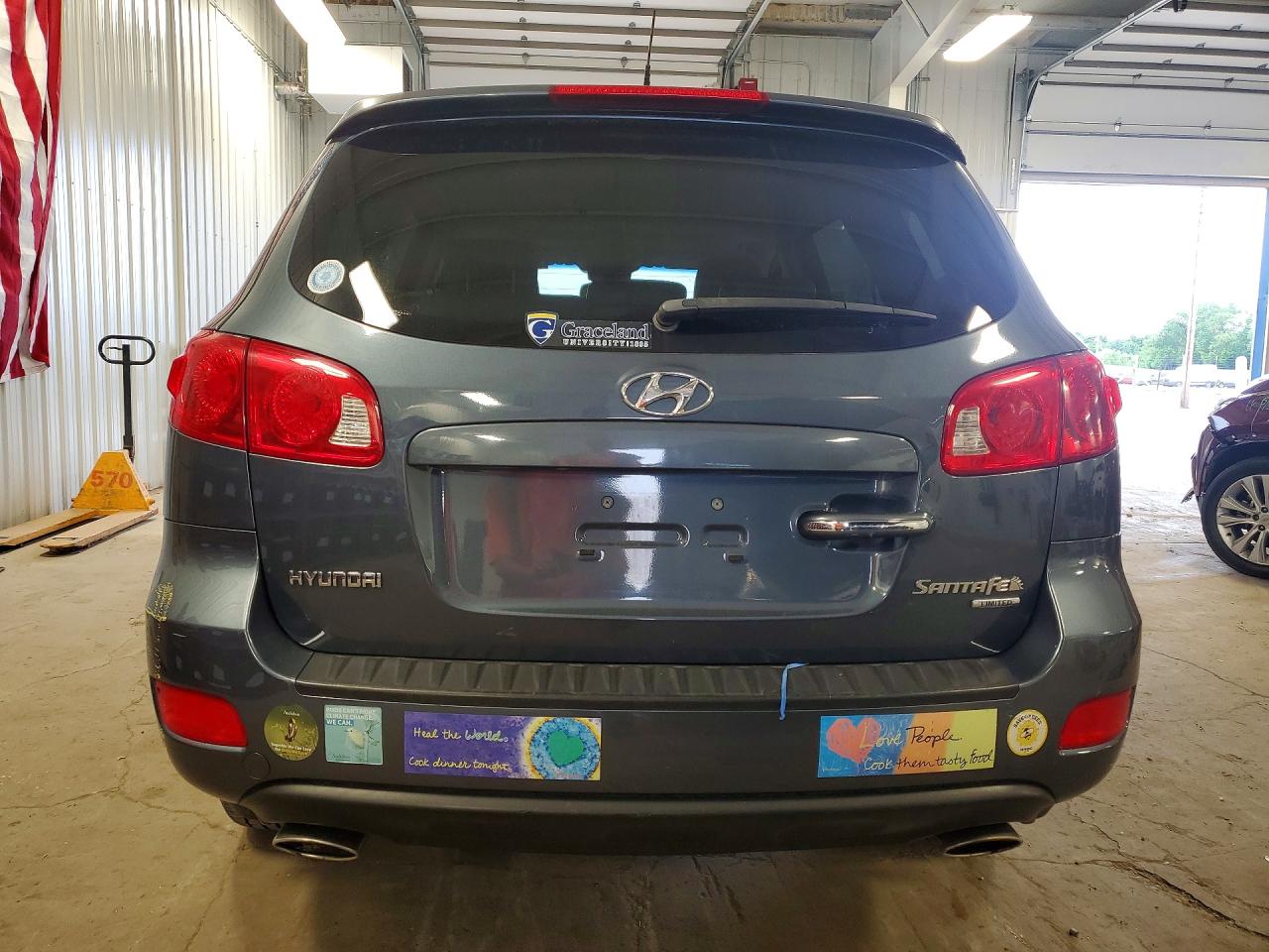 2008 Hyundai Santa Fe Se Black vin: 5NMSH13E68H199226