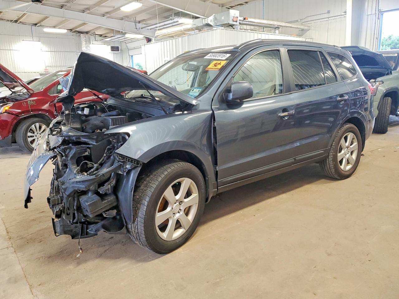 2008 Hyundai Santa Fe Se Black vin: 5NMSH13E68H199226