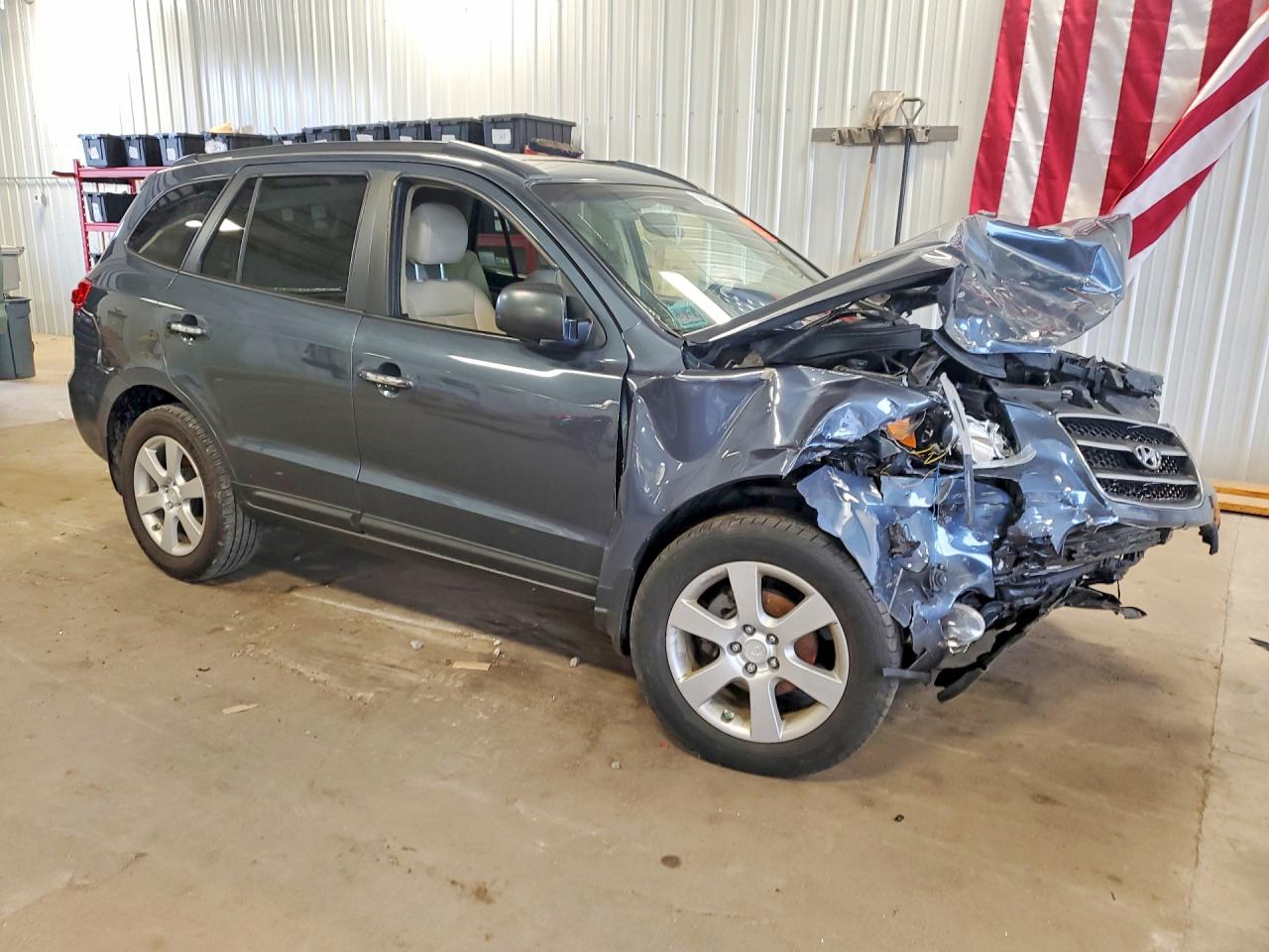 2008 Hyundai Santa Fe Se Black vin: 5NMSH13E68H199226