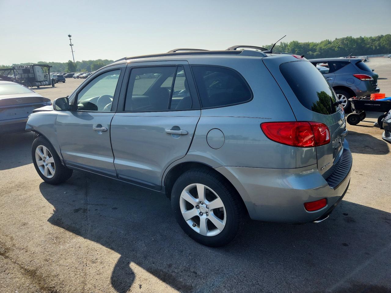 2009 Hyundai Santa Fe Se Blue vin: 5NMSH13E69H241055