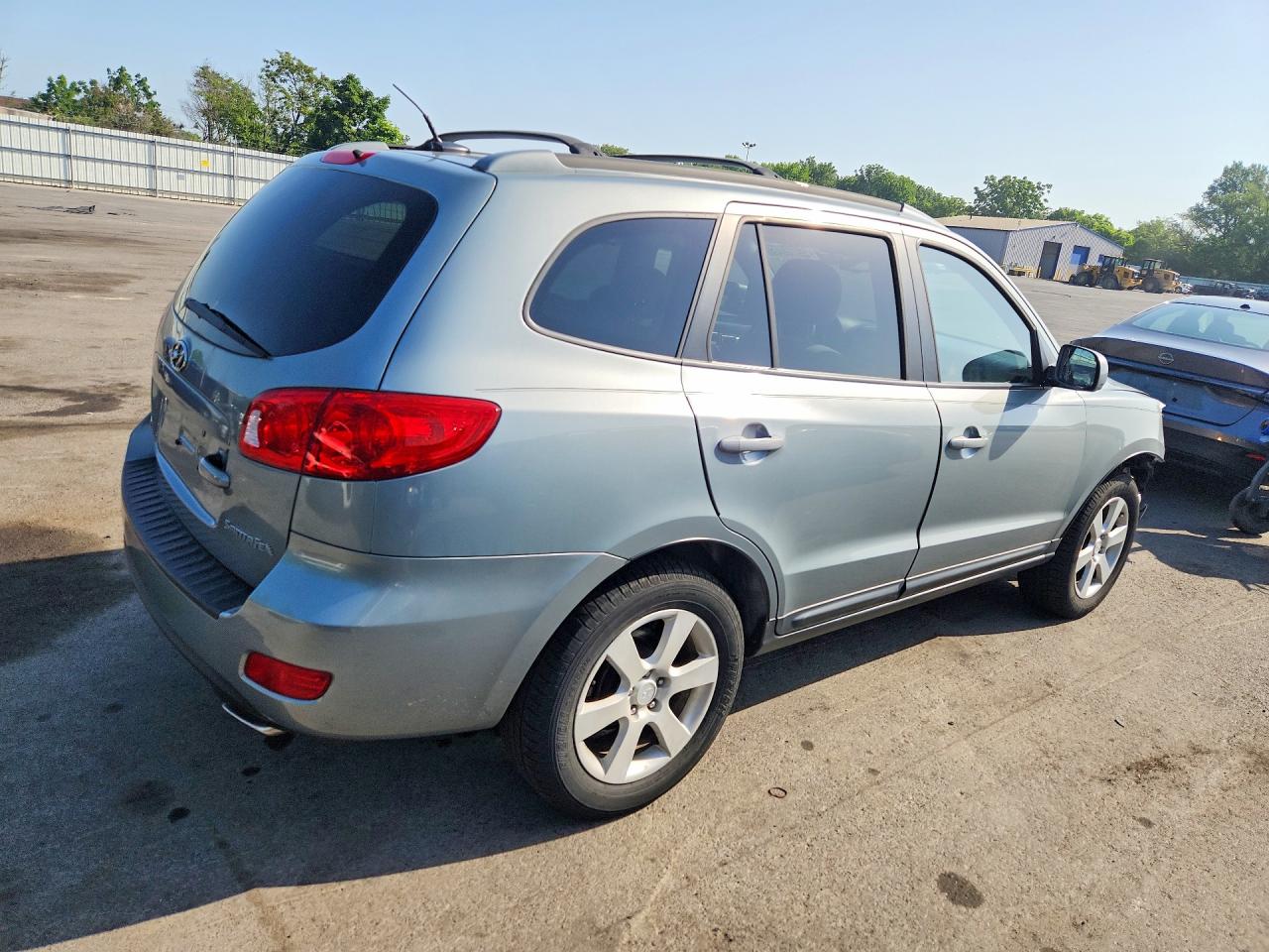 2009 Hyundai Santa Fe Se Blue vin: 5NMSH13E69H241055