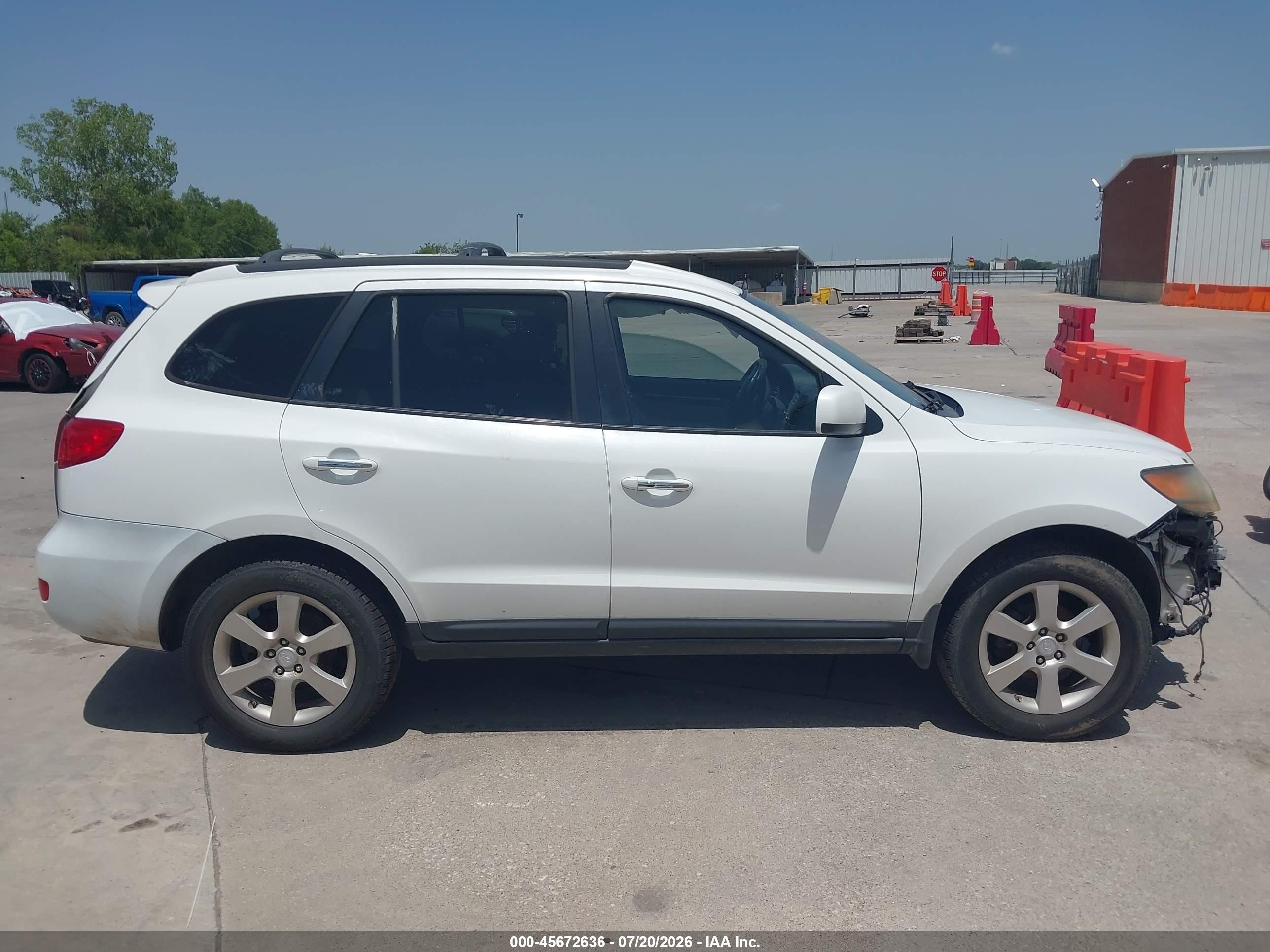 2009 Hyundai Santa Fe Limited White vin: 5NMSH13E69H265498