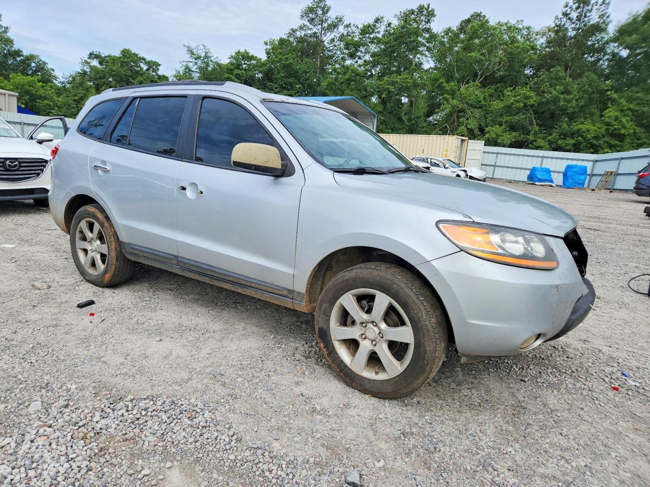 2009 Hyundai Santa Fe Limited Серебряный vin: 5NMSH13E69H286996