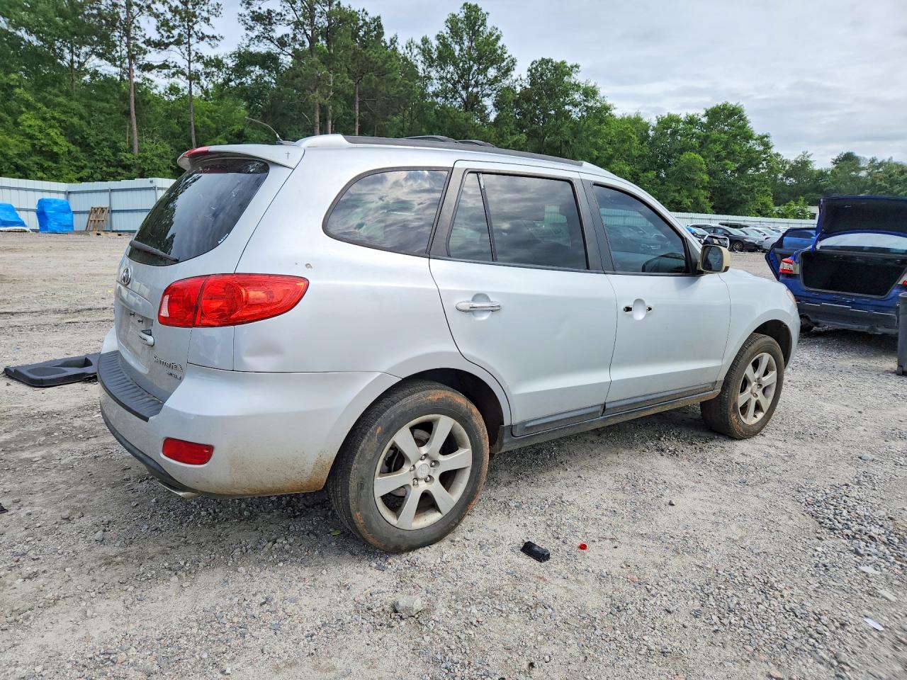 2009 Hyundai Santa Fe Limited Серебряный vin: 5NMSH13E69H286996