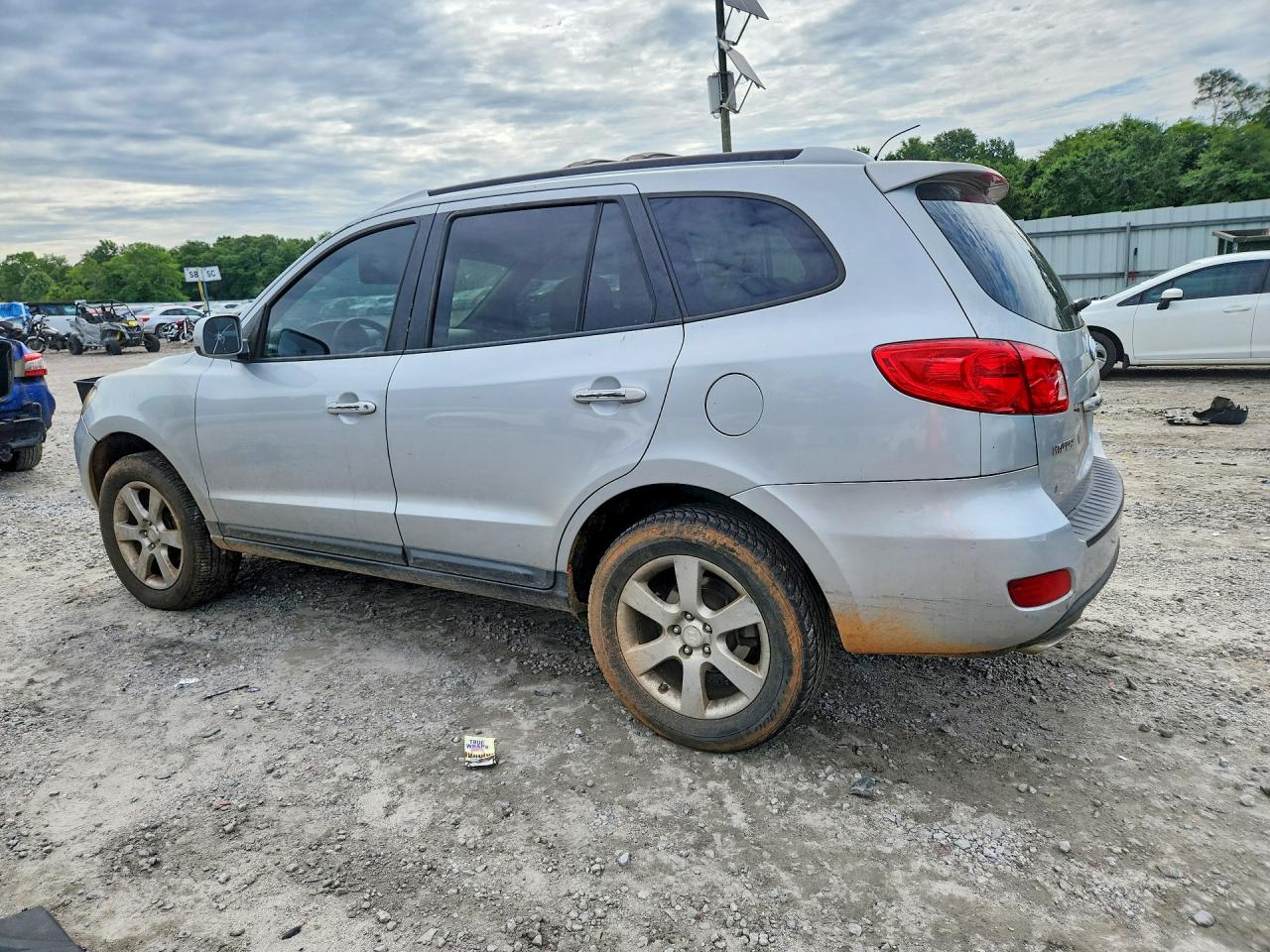 2009 Hyundai Santa Fe Limited Серебряный vin: 5NMSH13E69H286996