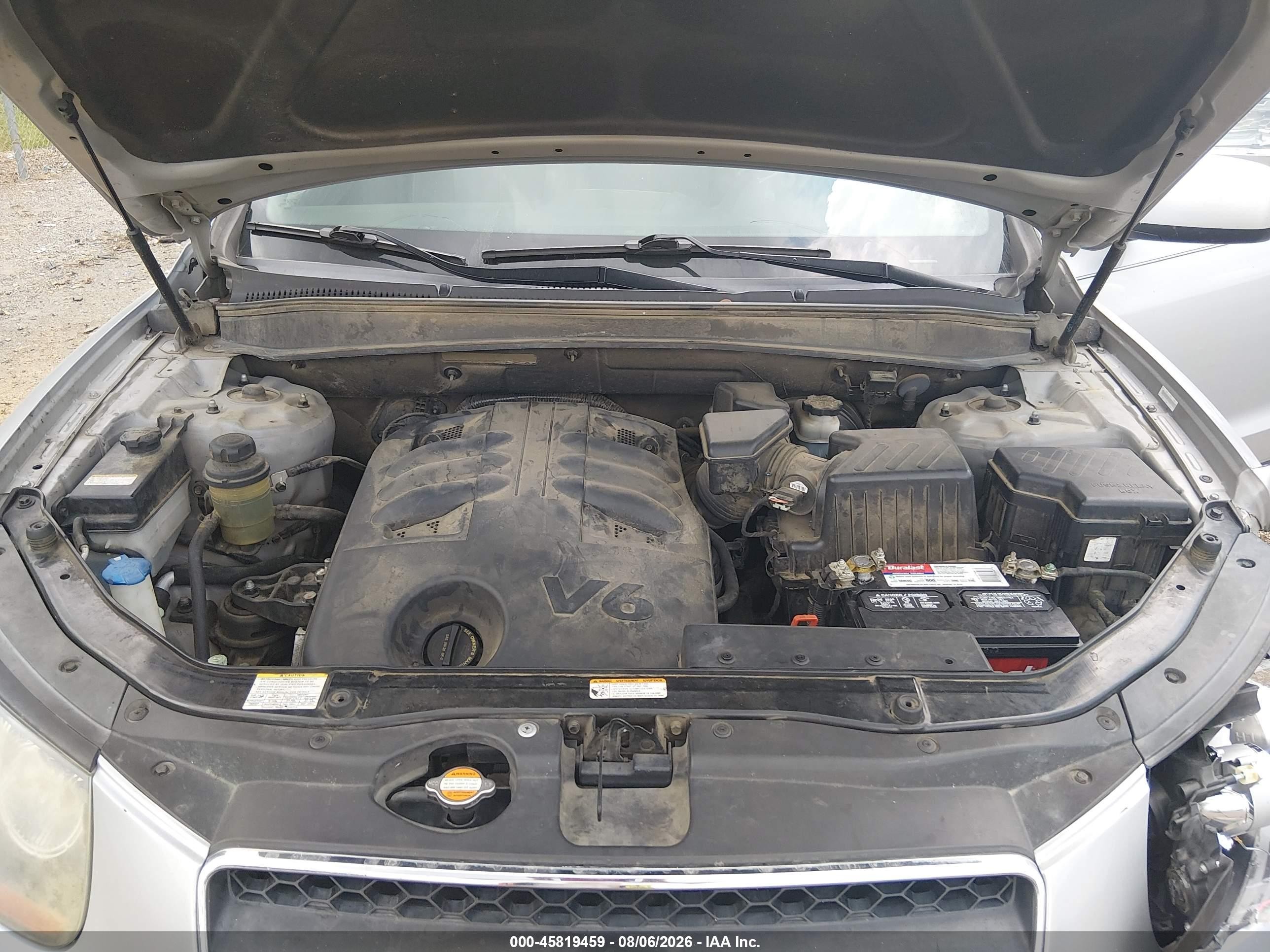 2009 Hyundai Santa Fe Limited Silver vin: 5NMSH13E69H288277