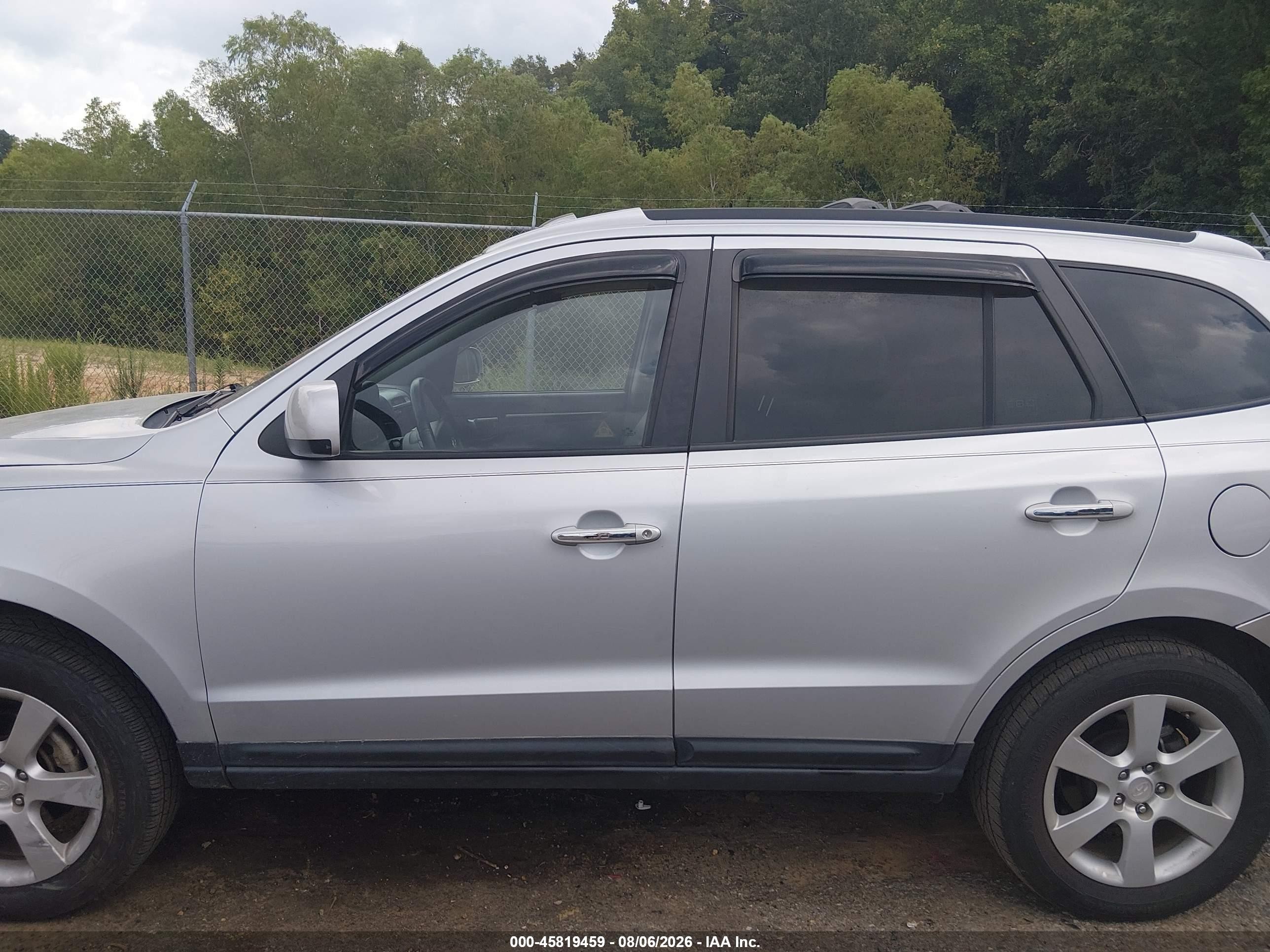 2009 Hyundai Santa Fe Limited Silver vin: 5NMSH13E69H288277