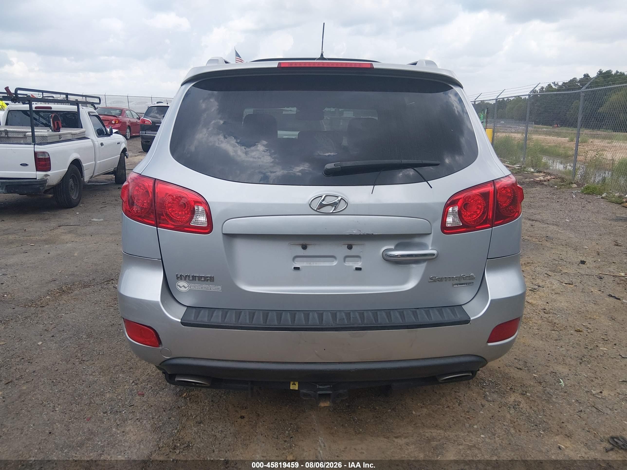 2009 Hyundai Santa Fe Limited Silver vin: 5NMSH13E69H288277