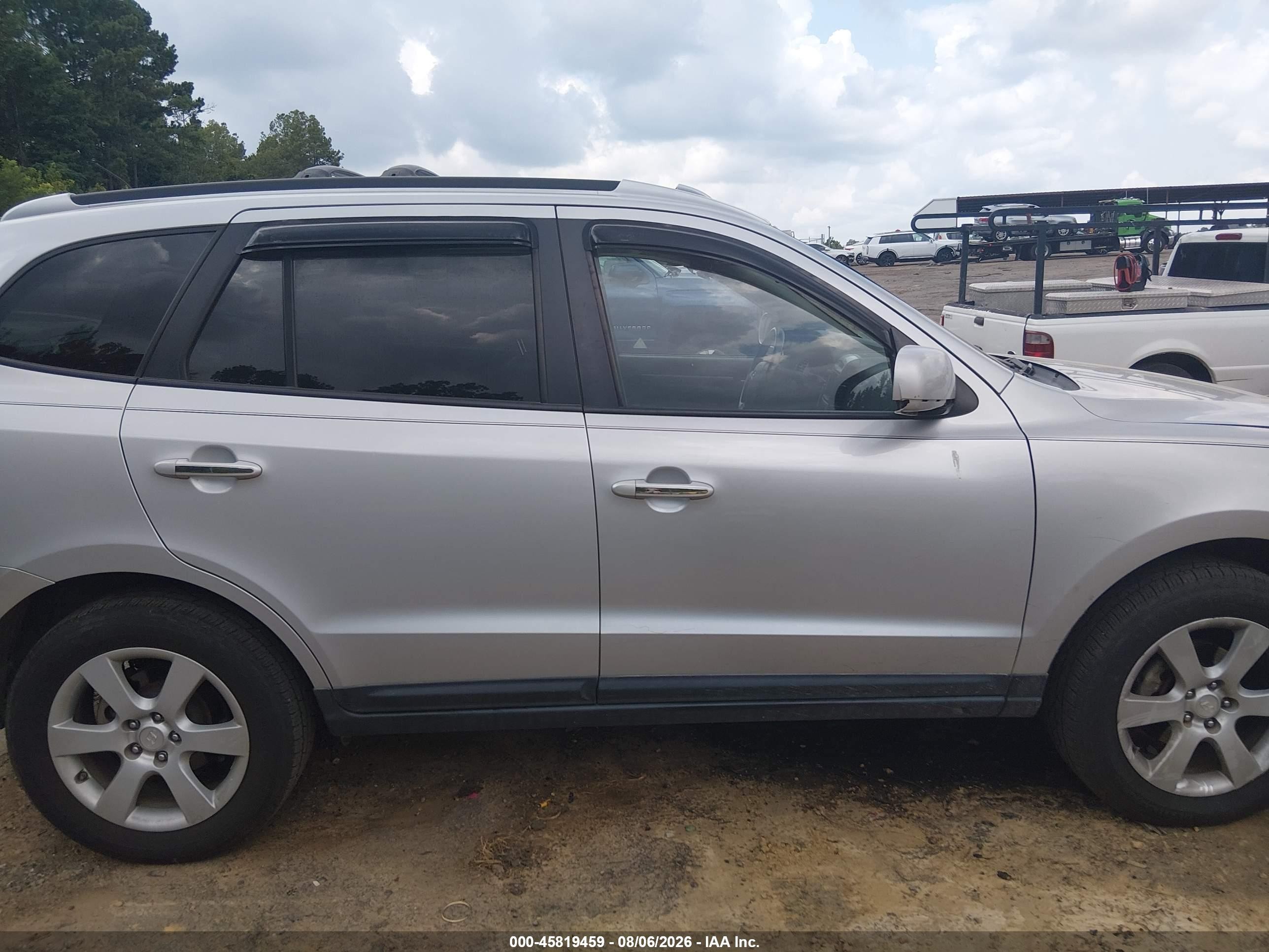 2009 Hyundai Santa Fe Limited Silver vin: 5NMSH13E69H288277