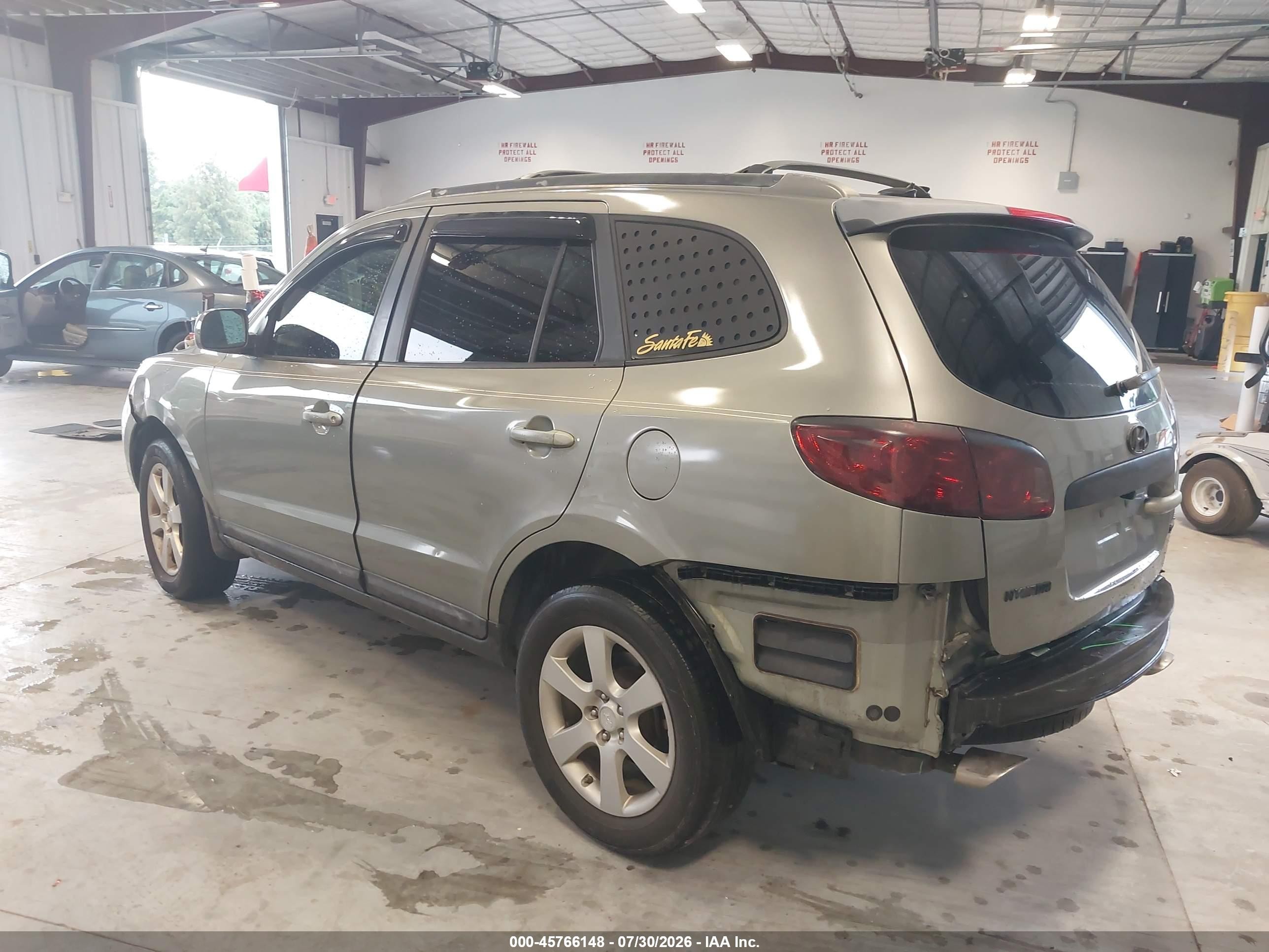 2009 Hyundai Santa Fe Se Green vin: 5NMSH13E69H302212