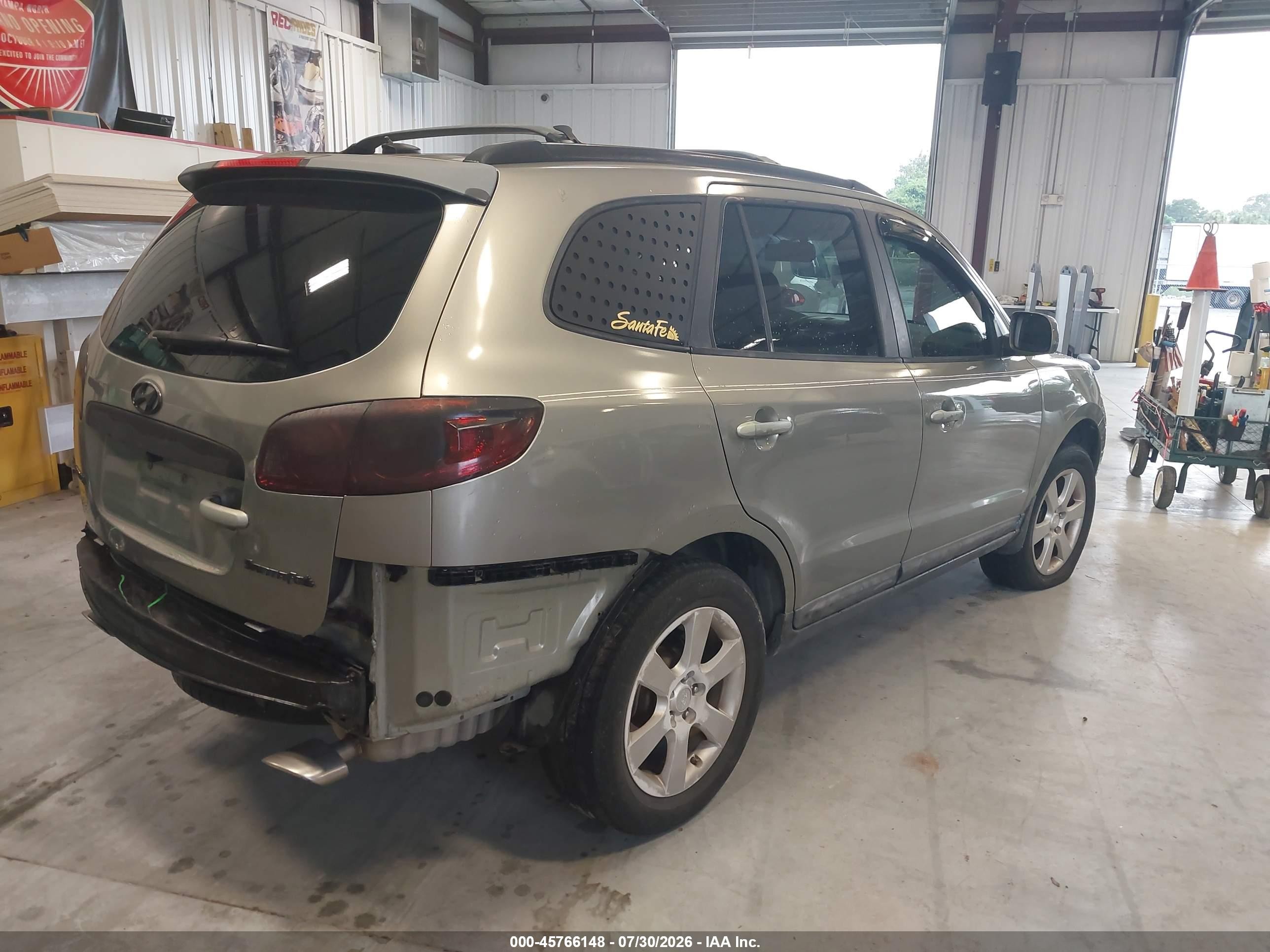 2009 Hyundai Santa Fe Se Green vin: 5NMSH13E69H302212