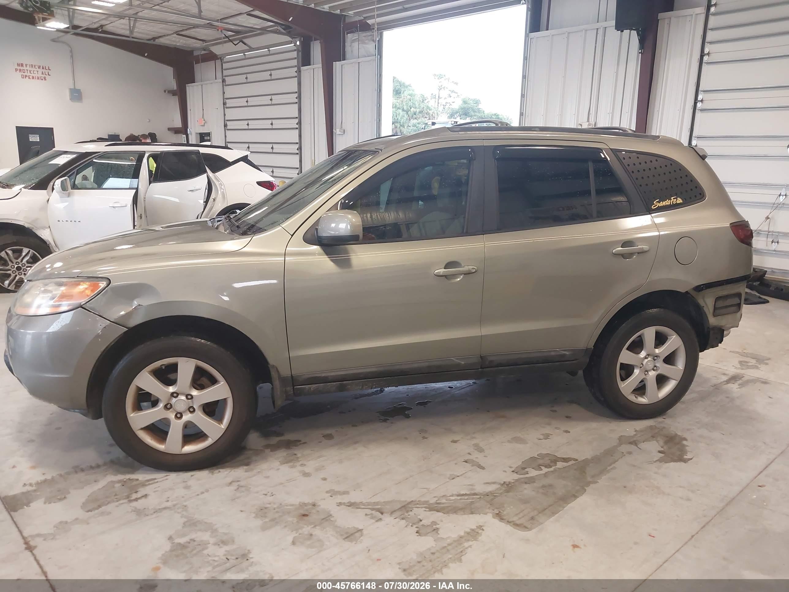 2009 Hyundai Santa Fe Se Green vin: 5NMSH13E69H302212