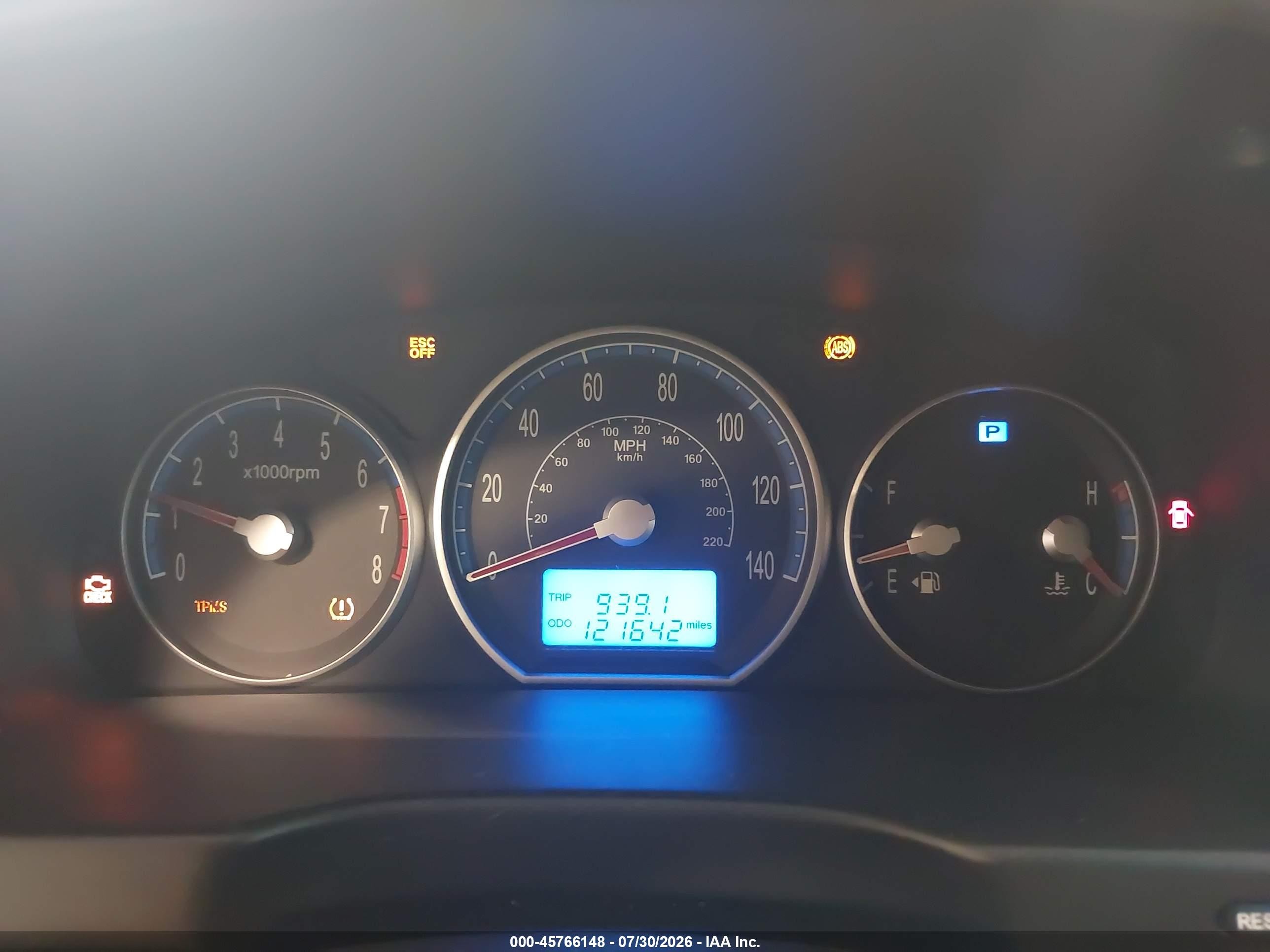 2009 Hyundai Santa Fe Se Green vin: 5NMSH13E69H302212