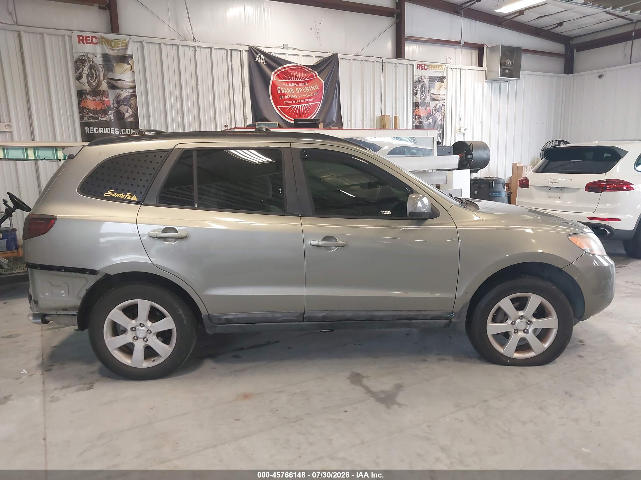2009 Hyundai Santa Fe Se Green vin: 5NMSH13E69H302212