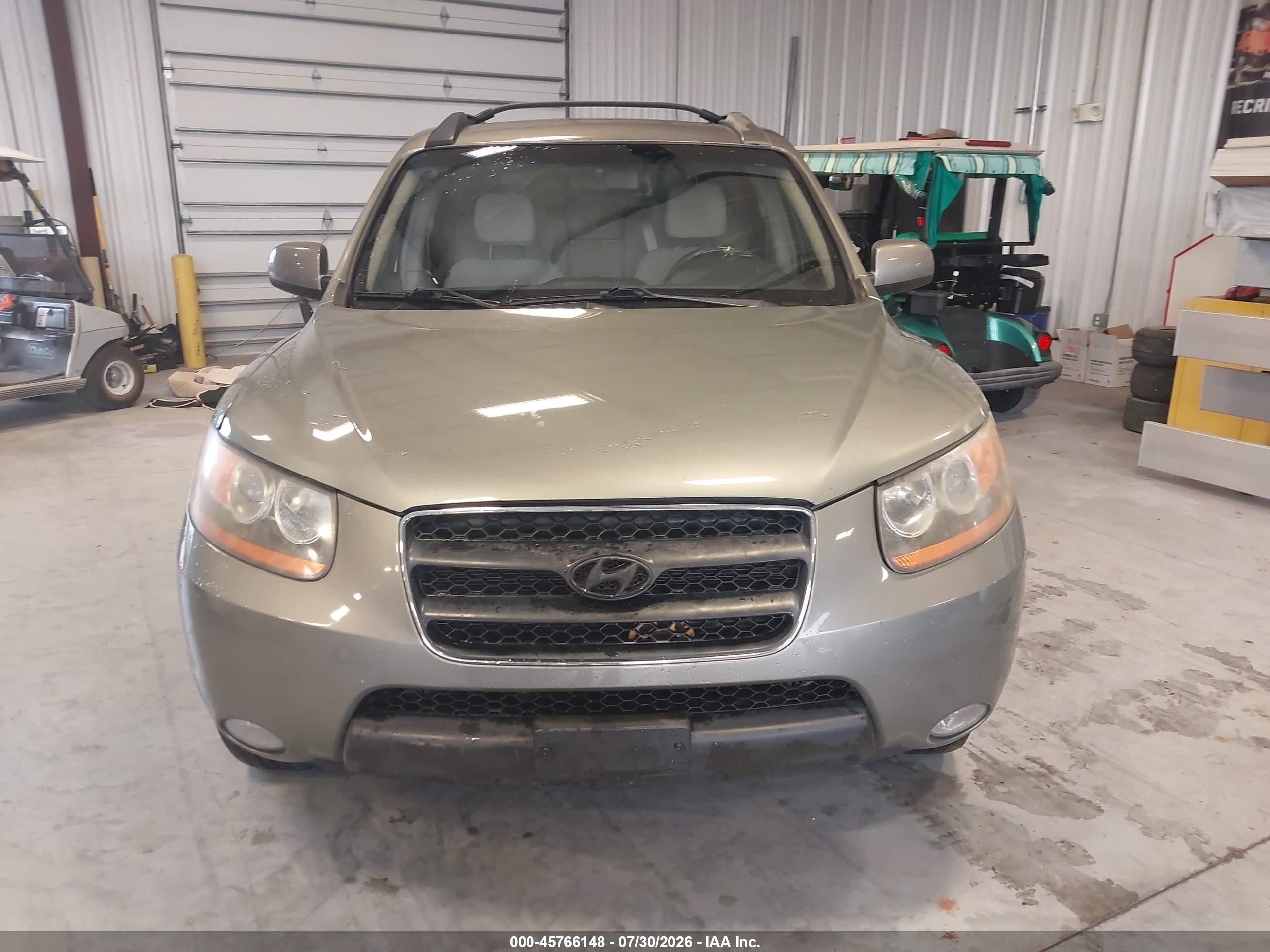 2009 Hyundai Santa Fe Se Green vin: 5NMSH13E69H302212