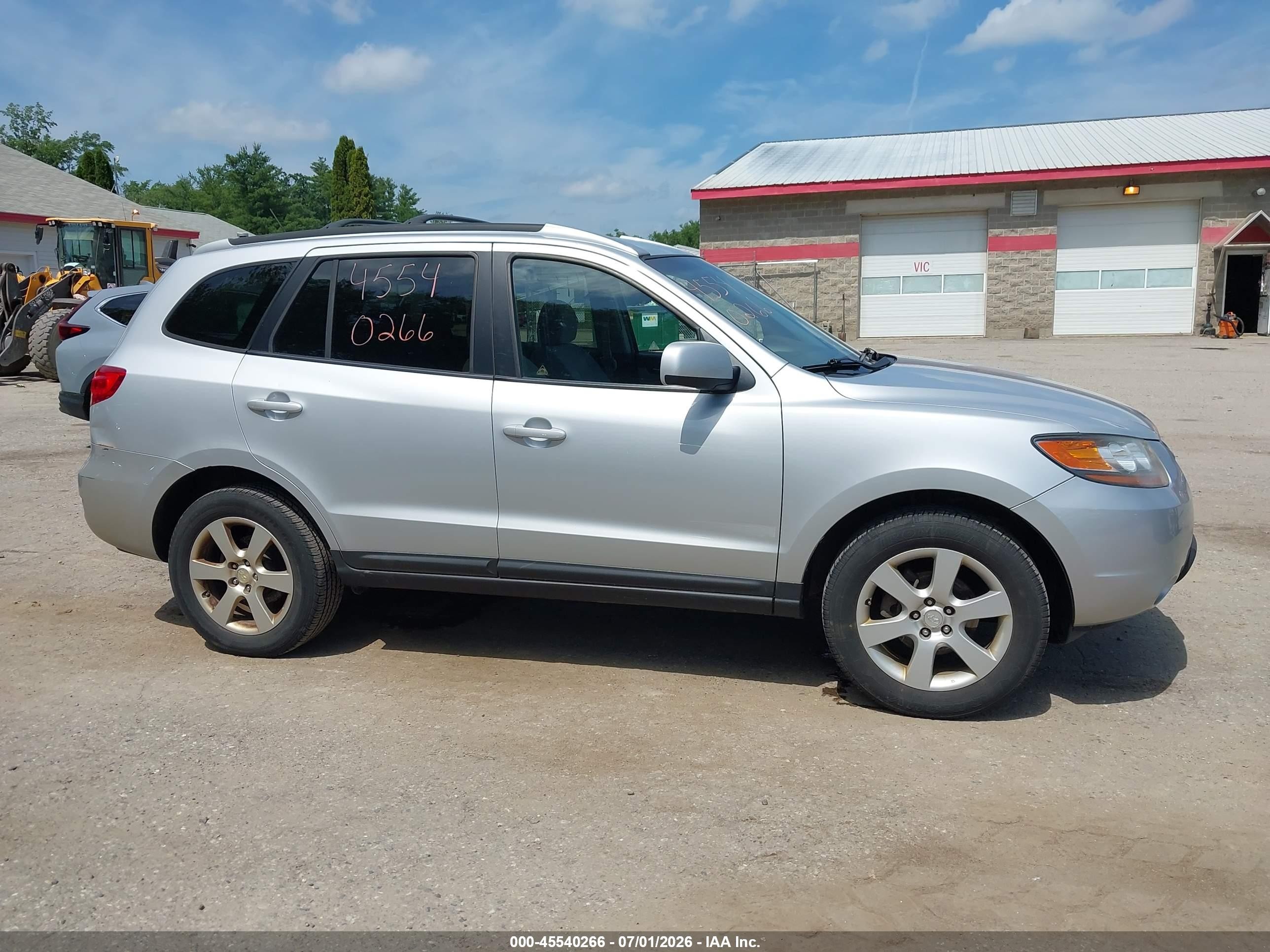 2009 Hyundai Santa Fe Se Silver vin: 5NMSH13E69H322041