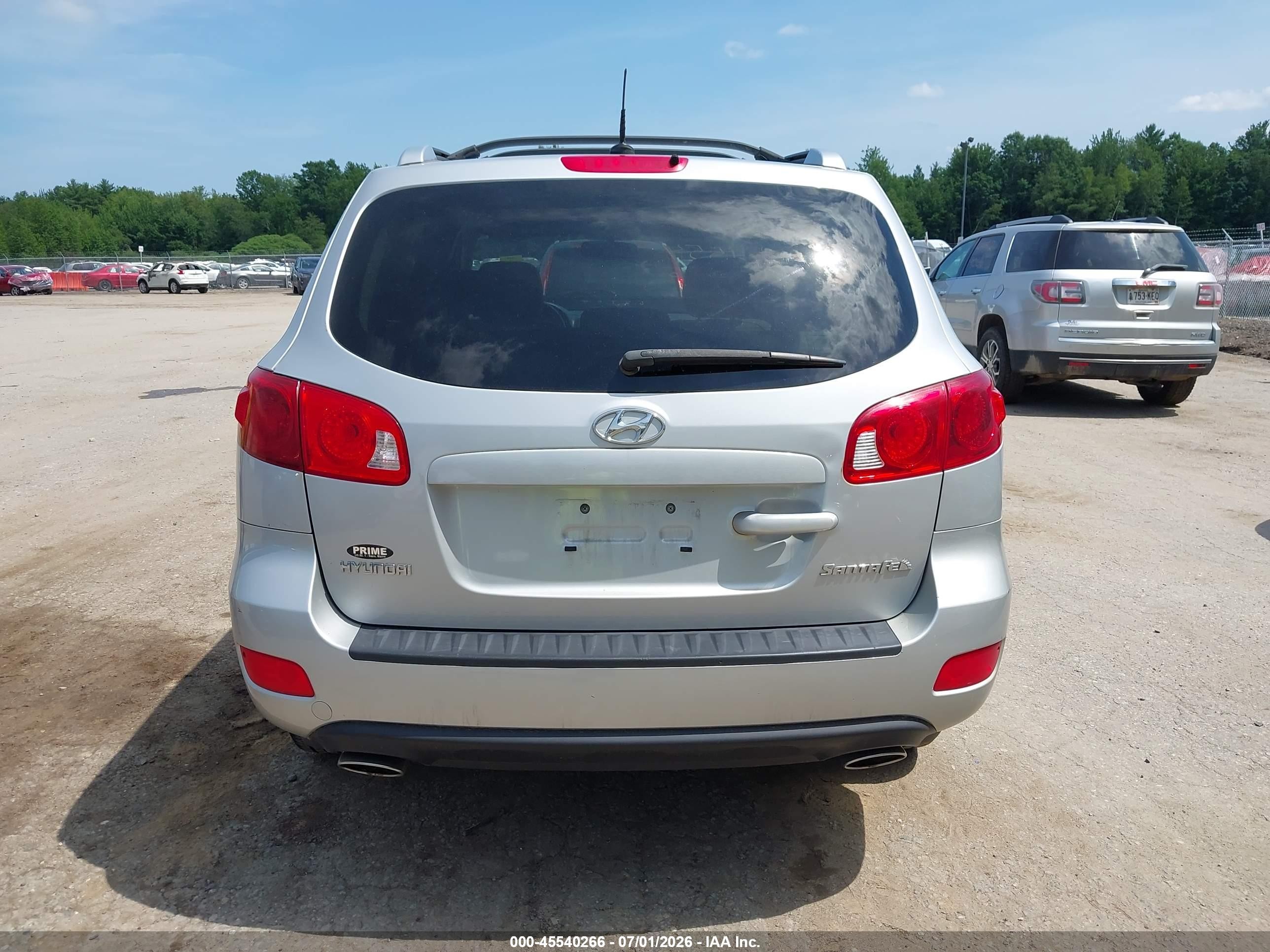 2009 Hyundai Santa Fe Se Silver vin: 5NMSH13E69H322041