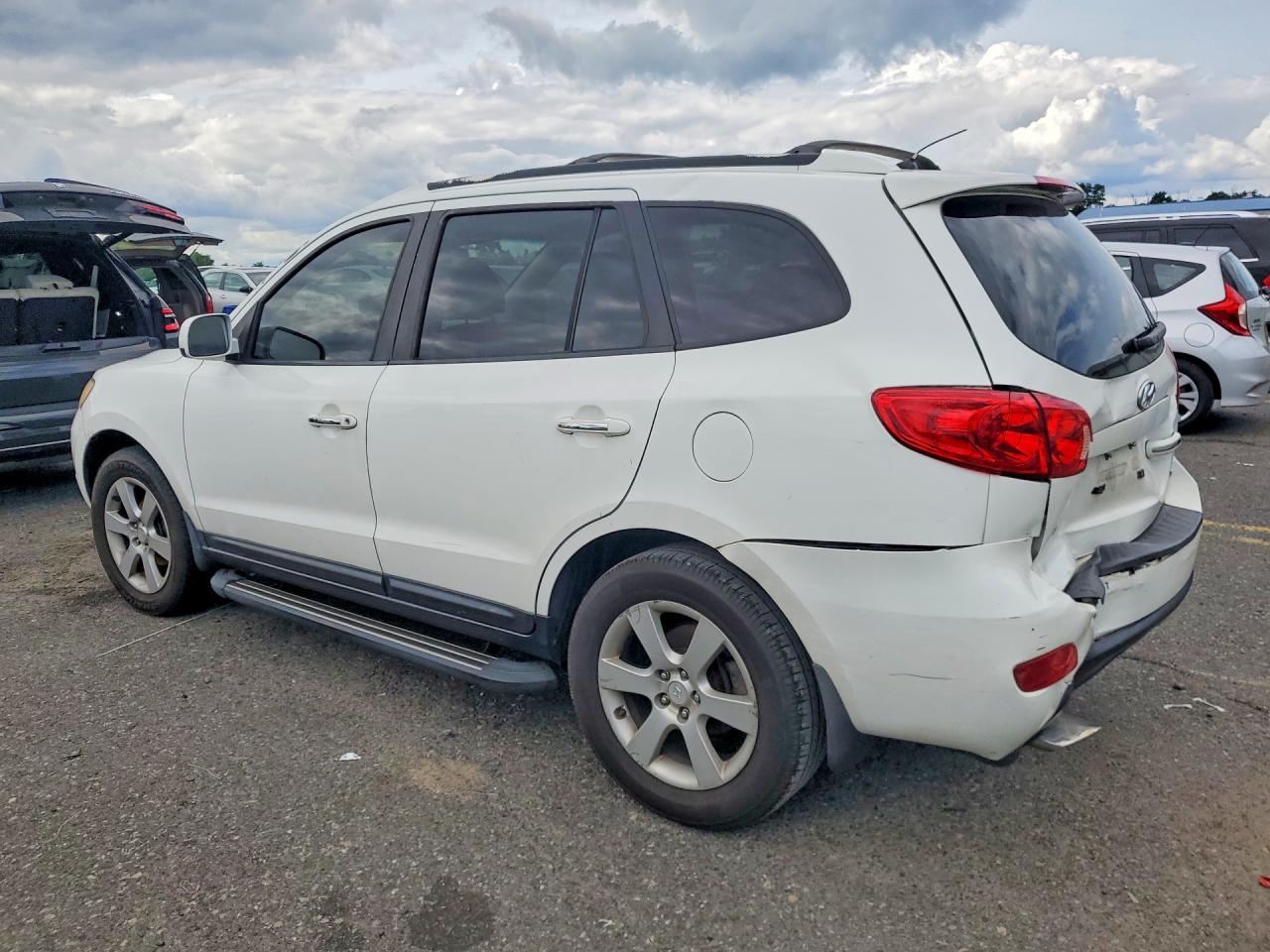 2007 Hyundai Santa Fe Se White vin: 5NMSH13E77H048894