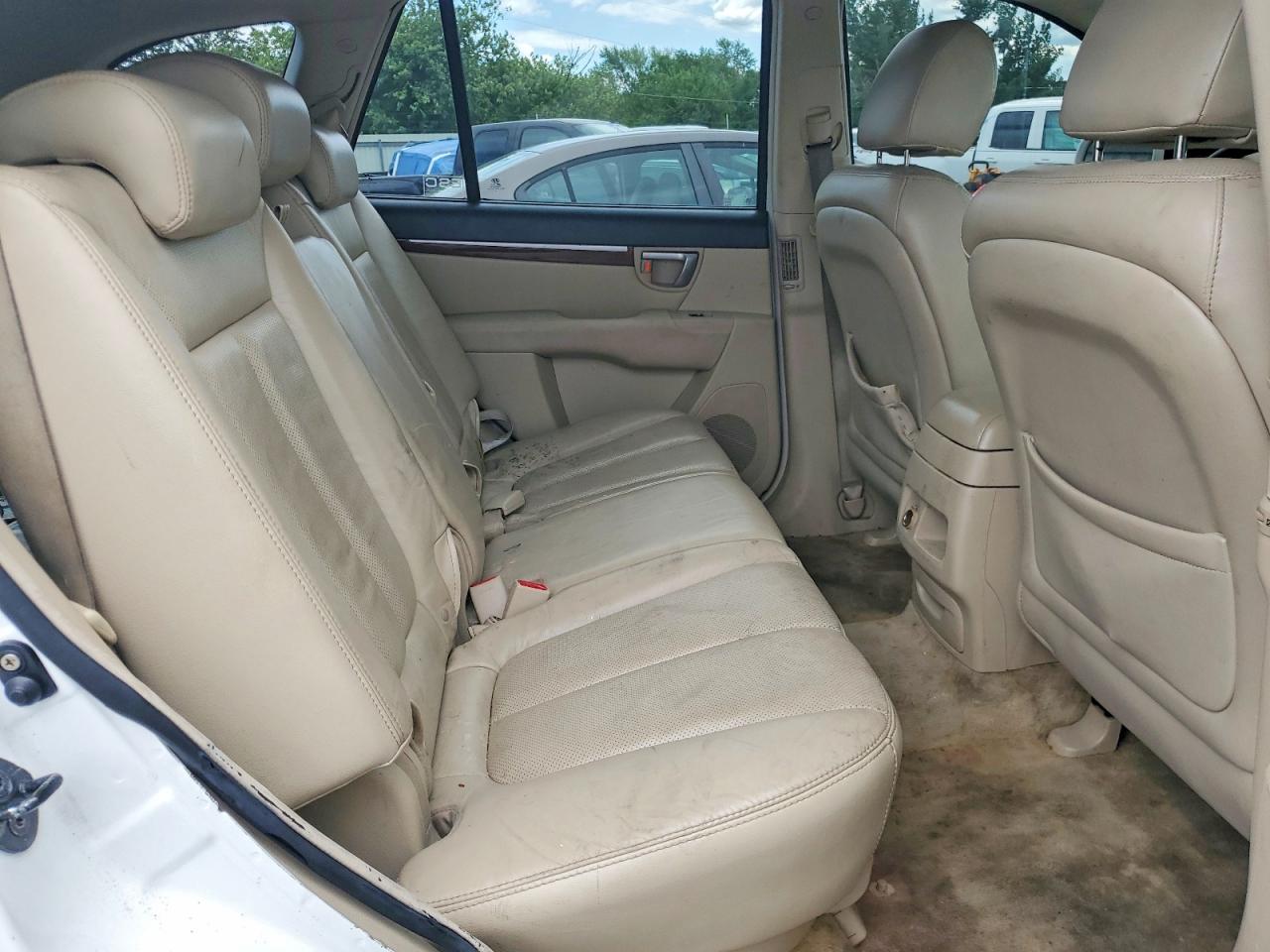 2007 Hyundai Santa Fe Se White vin: 5NMSH13E77H048894