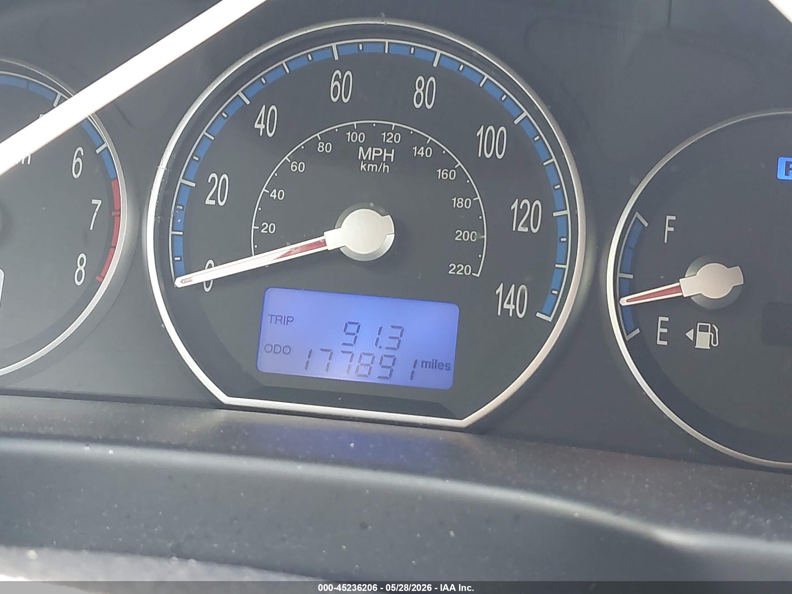 2007 Hyundai Santa Fe Limited/se Blue vin: 5NMSH13E77H066070
