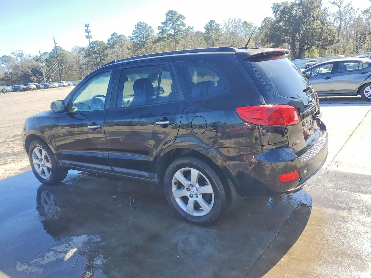 2008 Hyundai Santa Fe Se Black vin: 5NMSH13E78H132232