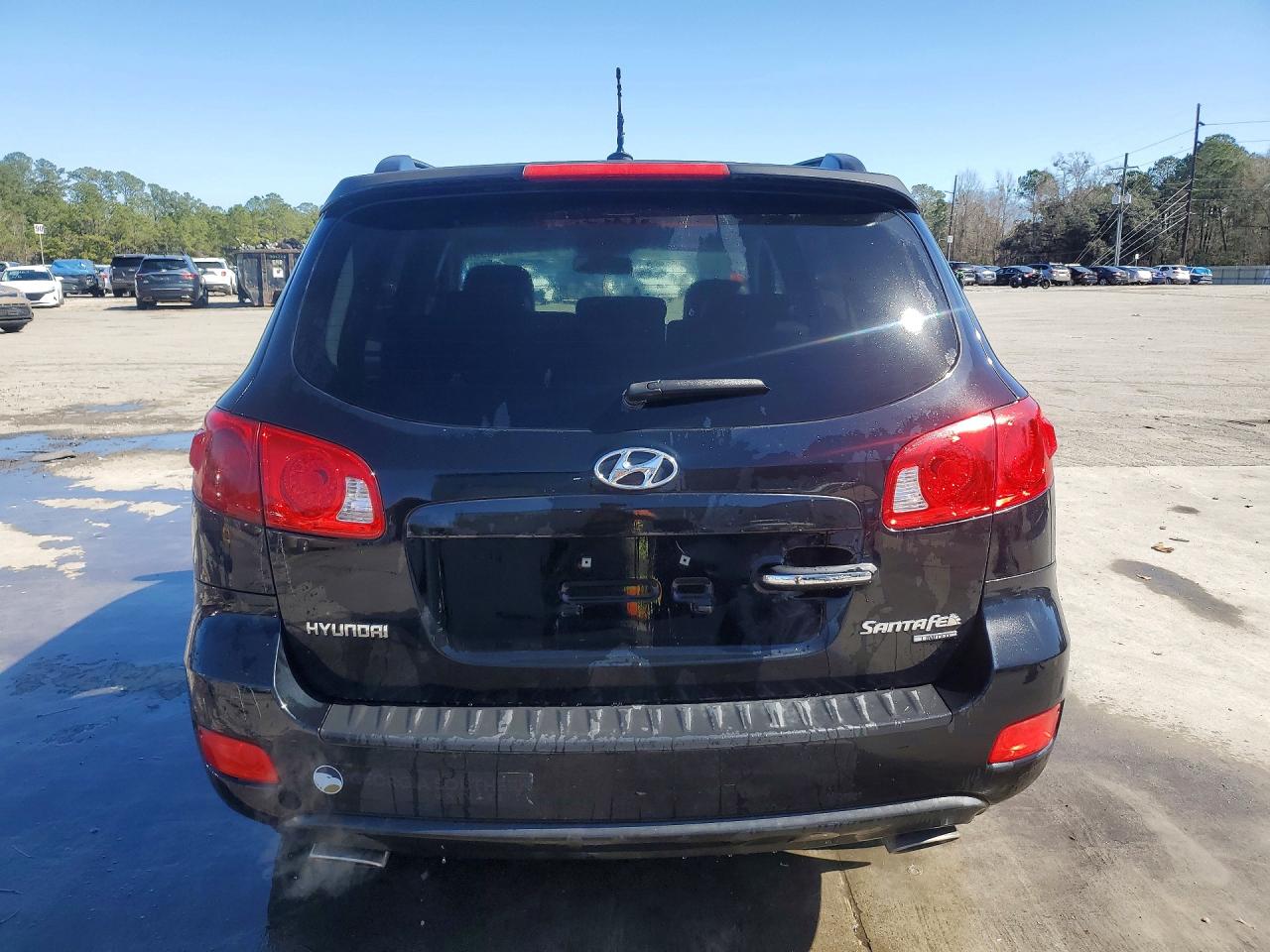 2008 Hyundai Santa Fe Se Black vin: 5NMSH13E78H132232