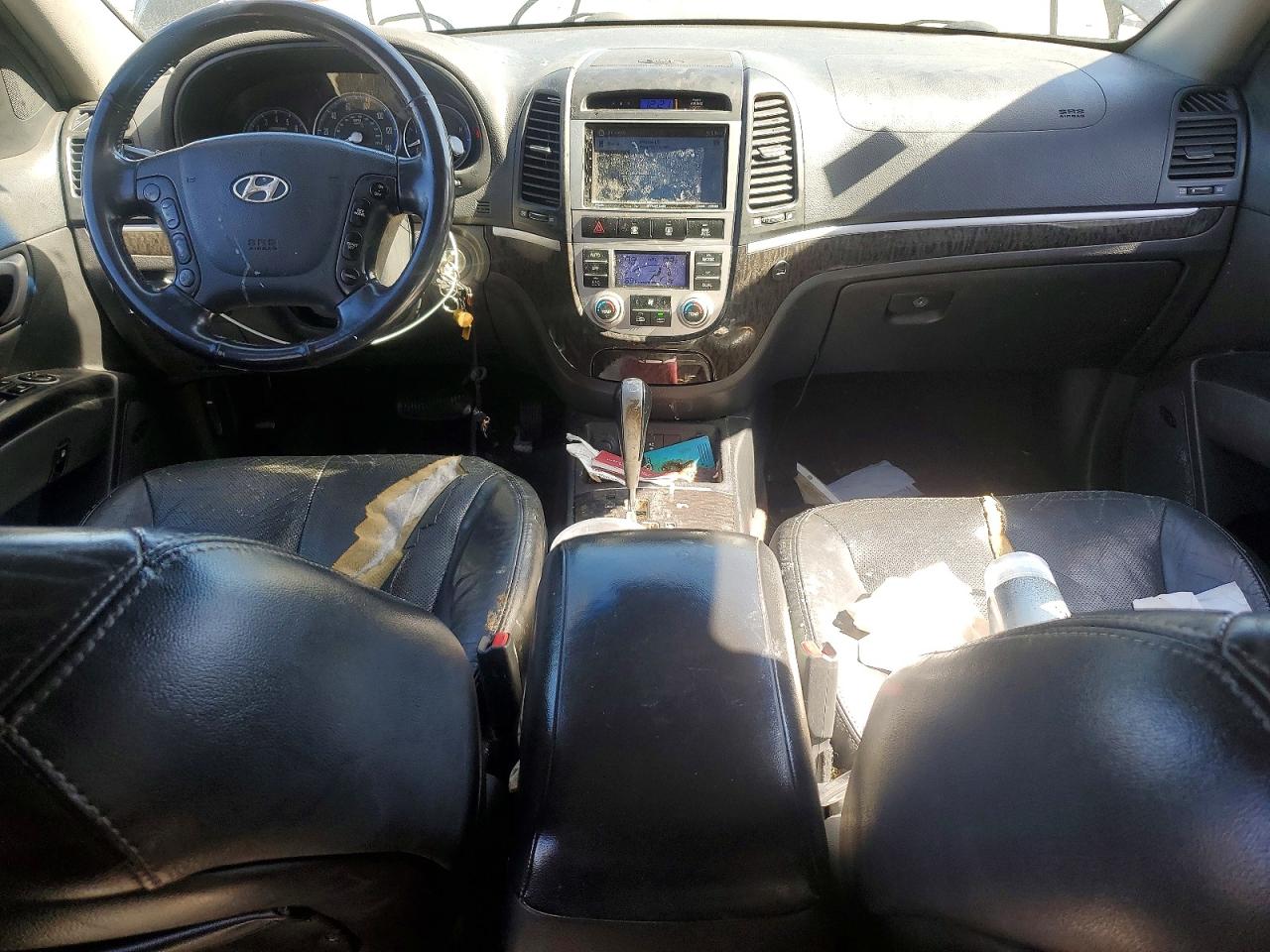 2008 Hyundai Santa Fe Se Black vin: 5NMSH13E78H132232