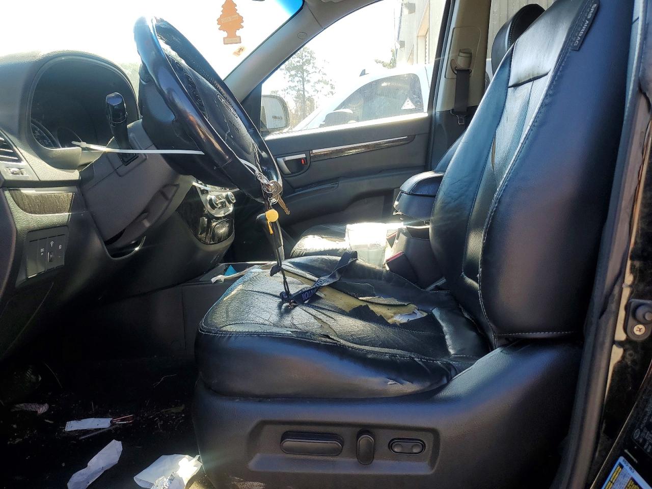 2008 Hyundai Santa Fe Se Black vin: 5NMSH13E78H132232