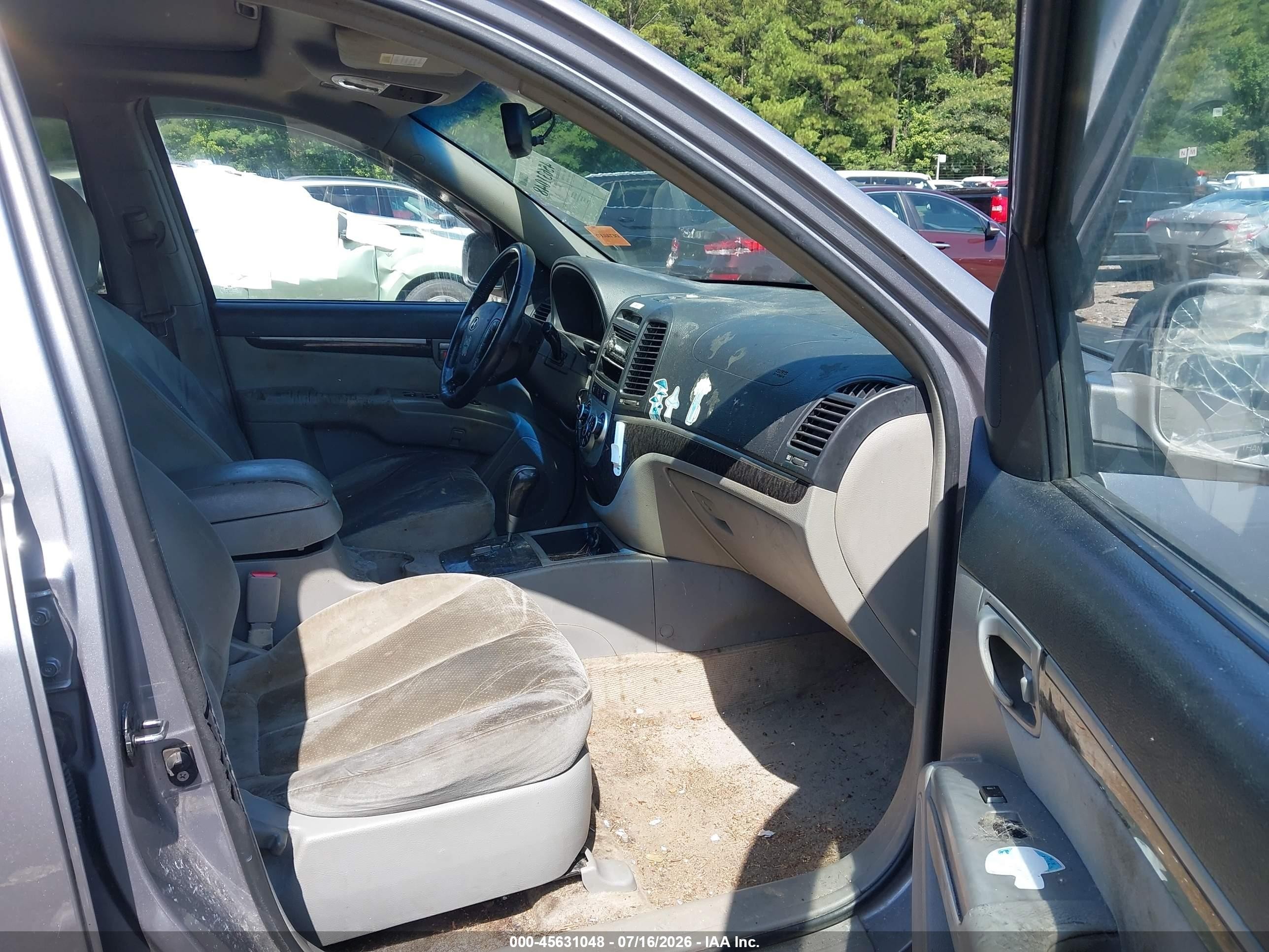 2008 Hyundai Santa Fe Limited/se Серый vin: 5NMSH13E78H137687