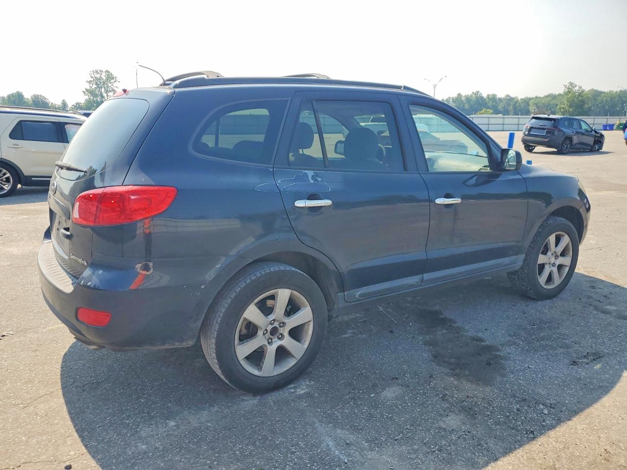 2008 Hyundai Santa Fe Se Blue vin: 5NMSH13E78H151444