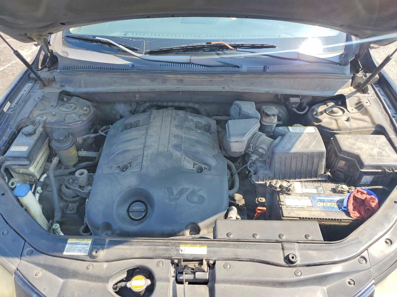 2008 Hyundai Santa Fe Se Blue vin: 5NMSH13E78H151444