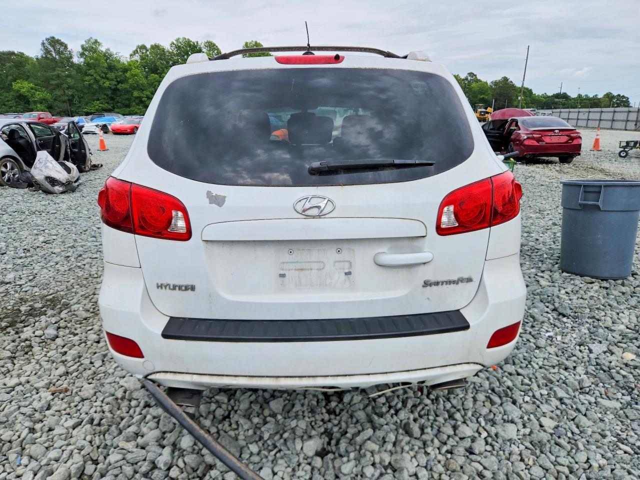 2009 Hyundai Santa Fe Se White vin: 5NMSH13E79H313008