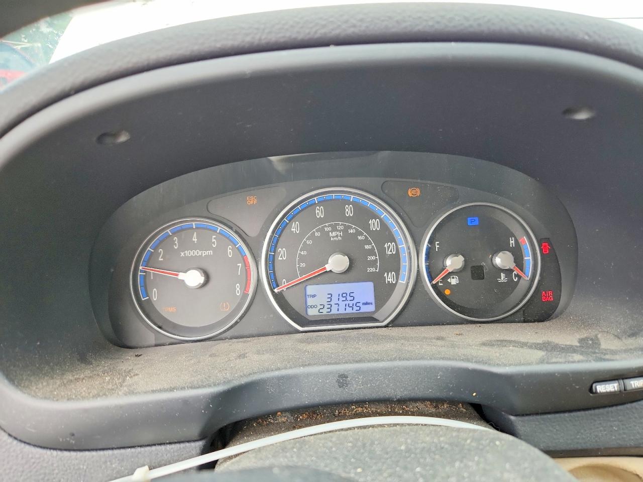 2009 Hyundai Santa Fe Se White vin: 5NMSH13E79H313008