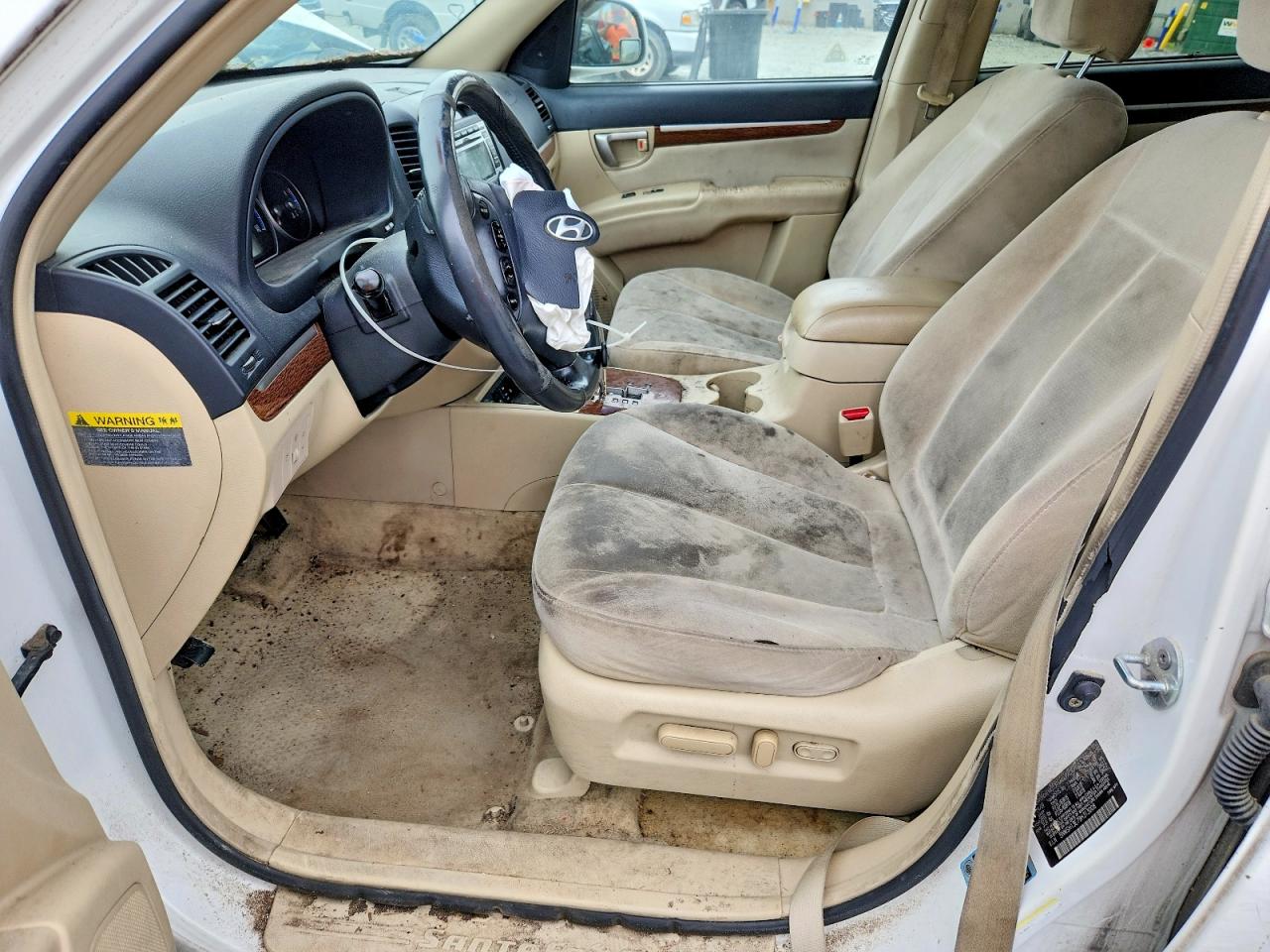 2009 Hyundai Santa Fe Se White vin: 5NMSH13E79H313008