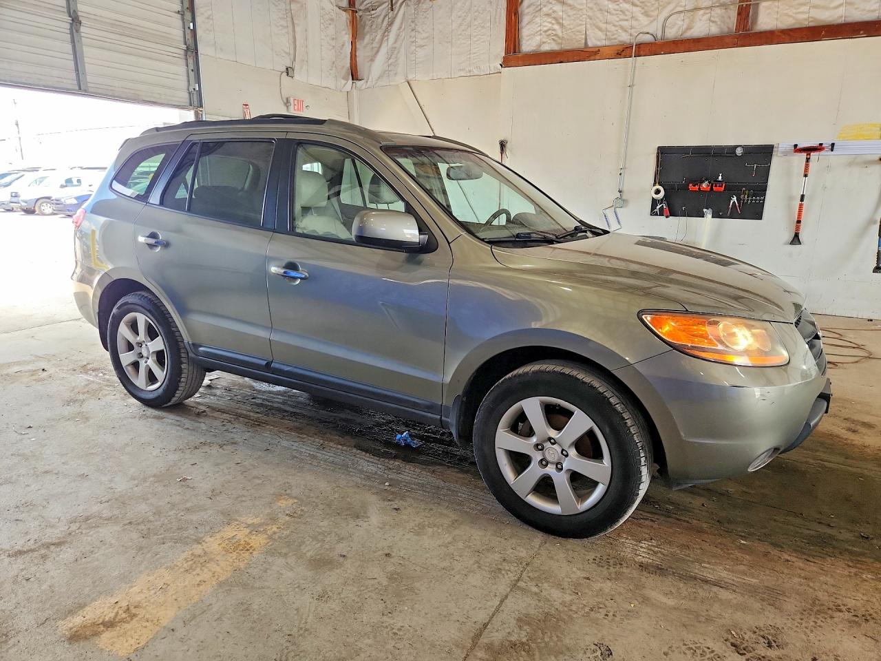 2009 Hyundai Santa Fe Se Automati Green vin: 5NMSH13E79H327846