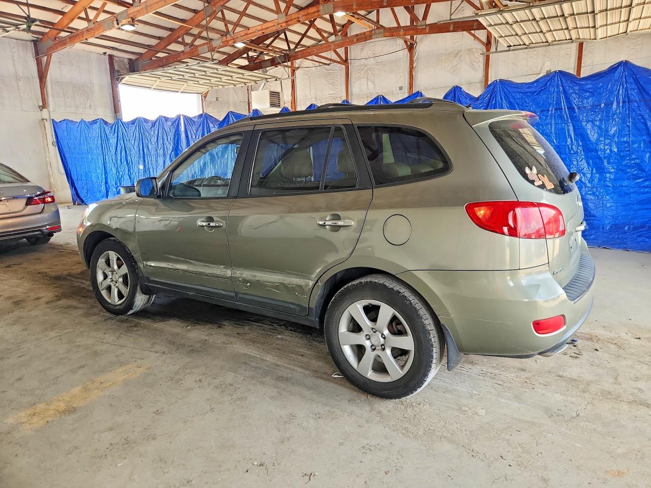 2009 Hyundai Santa Fe Se Automati Green vin: 5NMSH13E79H327846