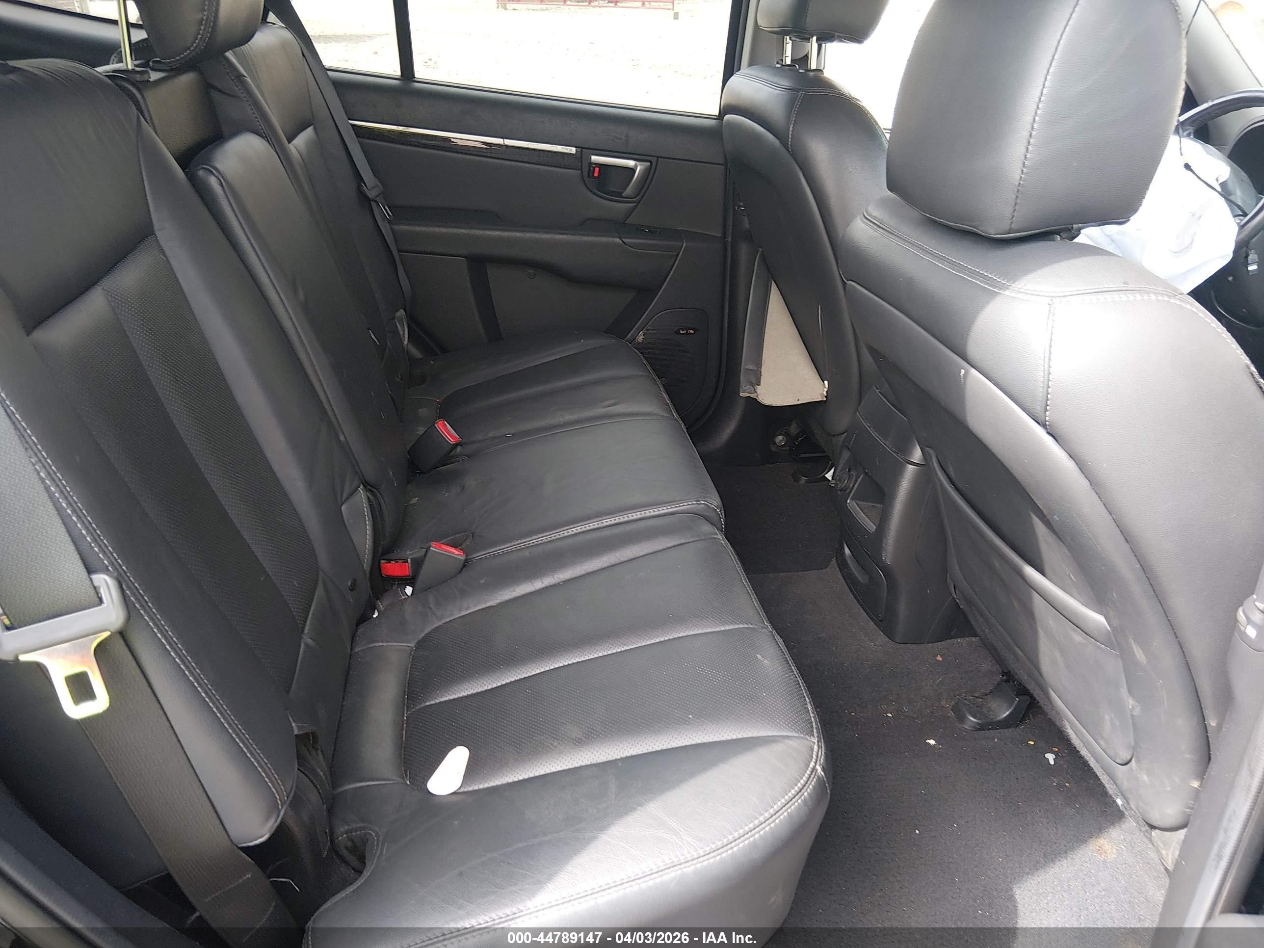 2009 Hyundai Santa Fe Limited Черный vin: 5NMSH13E79H332190