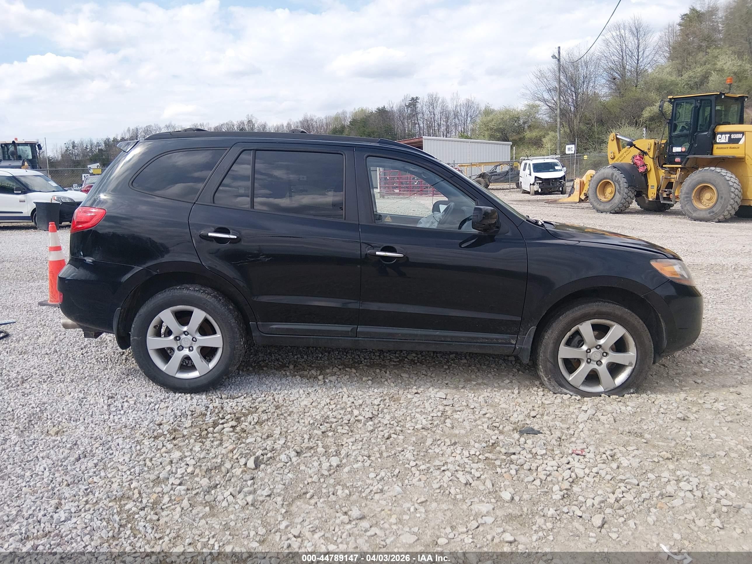 2009 Hyundai Santa Fe Limited Черный vin: 5NMSH13E79H332190