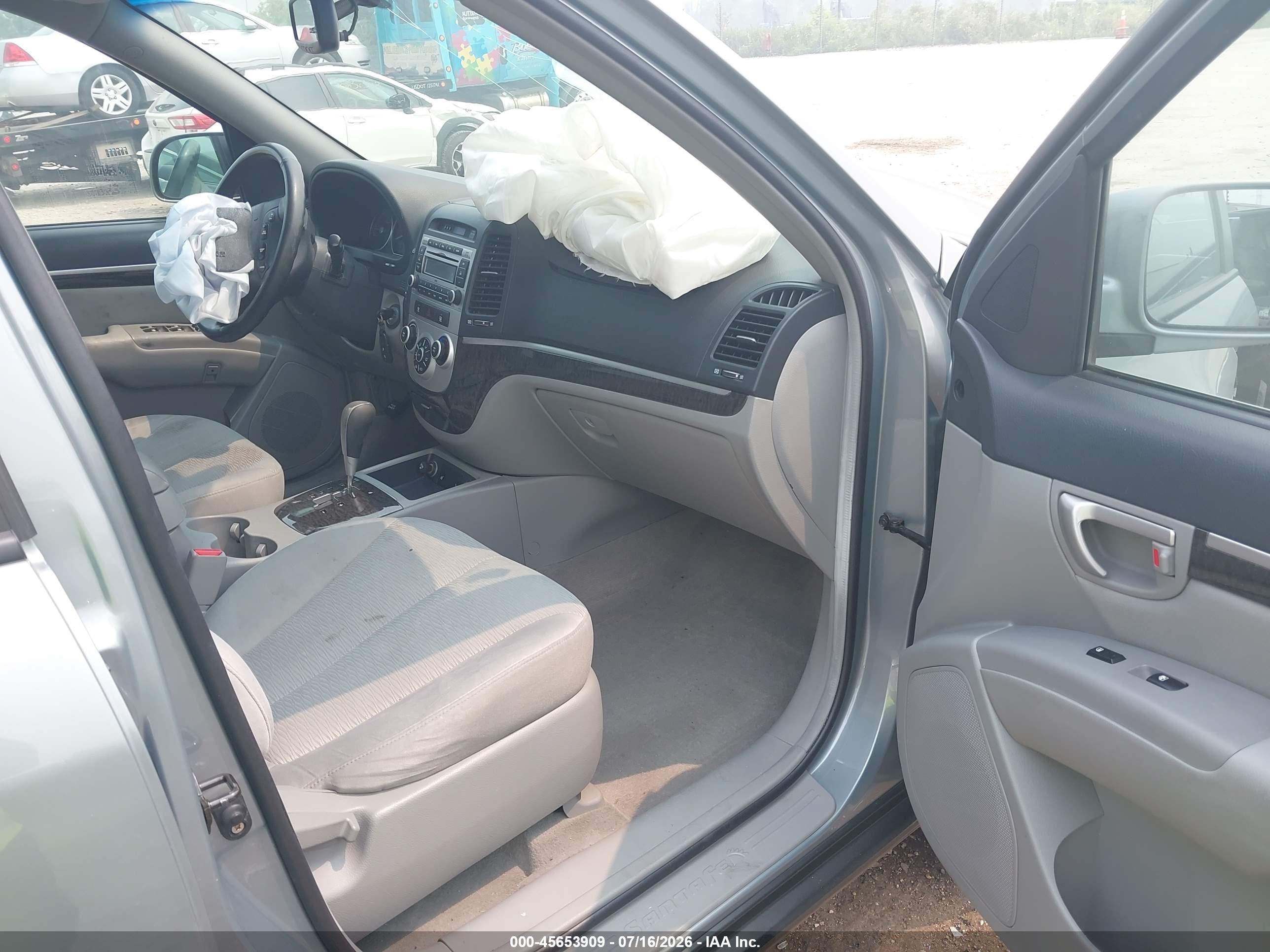 2007 Hyundai Santa Fe Limited/se Gray vin: 5NMSH13E87H017136