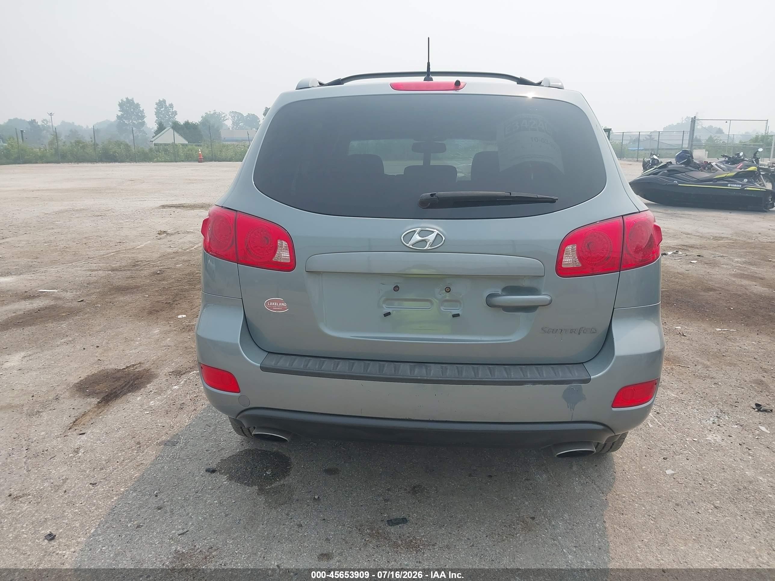 2007 Hyundai Santa Fe Limited/se Gray vin: 5NMSH13E87H017136