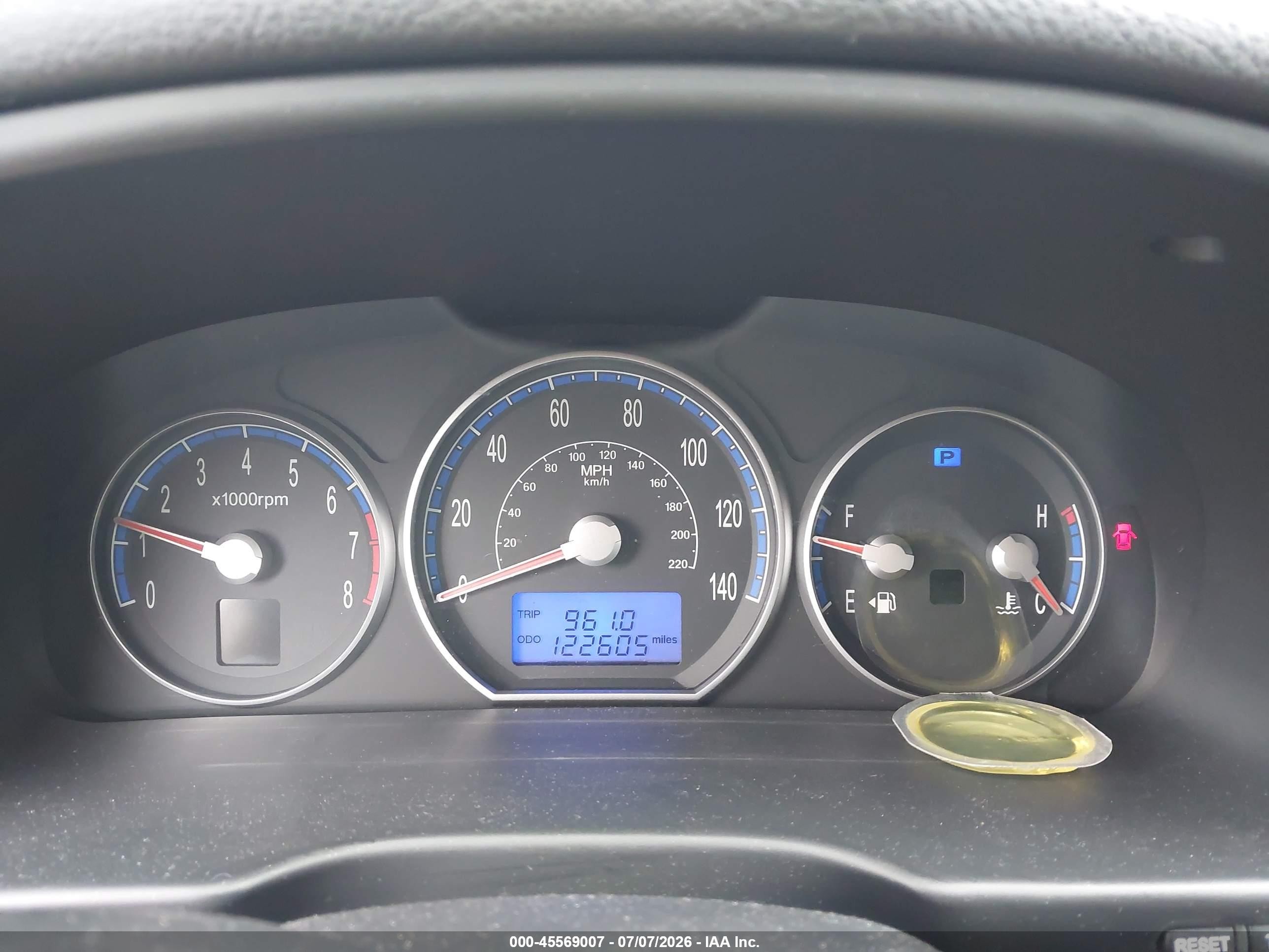 2007 Hyundai Santa Fe Limited/se Серый vin: 5NMSH13E87H022031