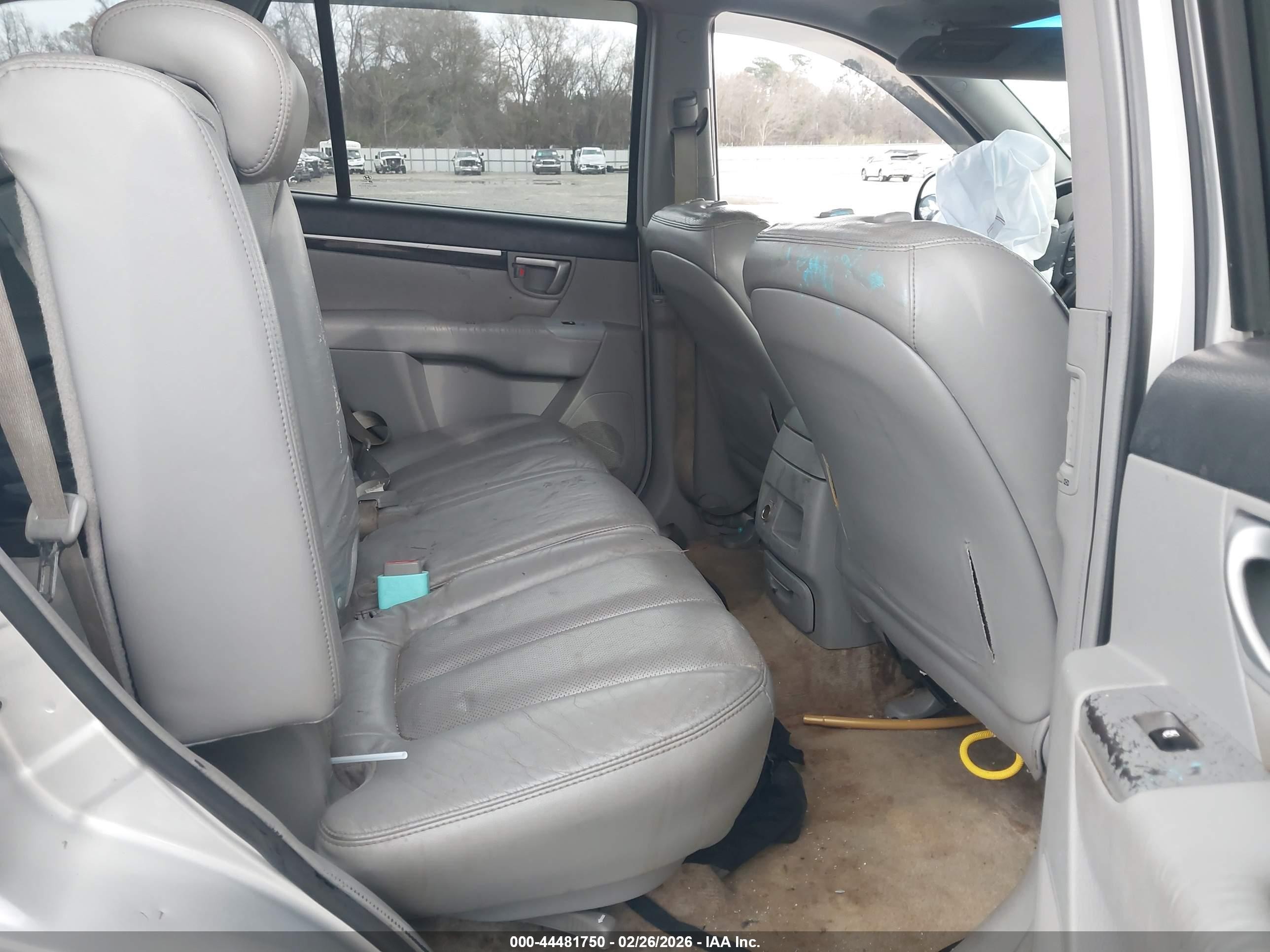 2007 Hyundai Santa Fe Limited/se Silver vin: 5NMSH13E87H041291
