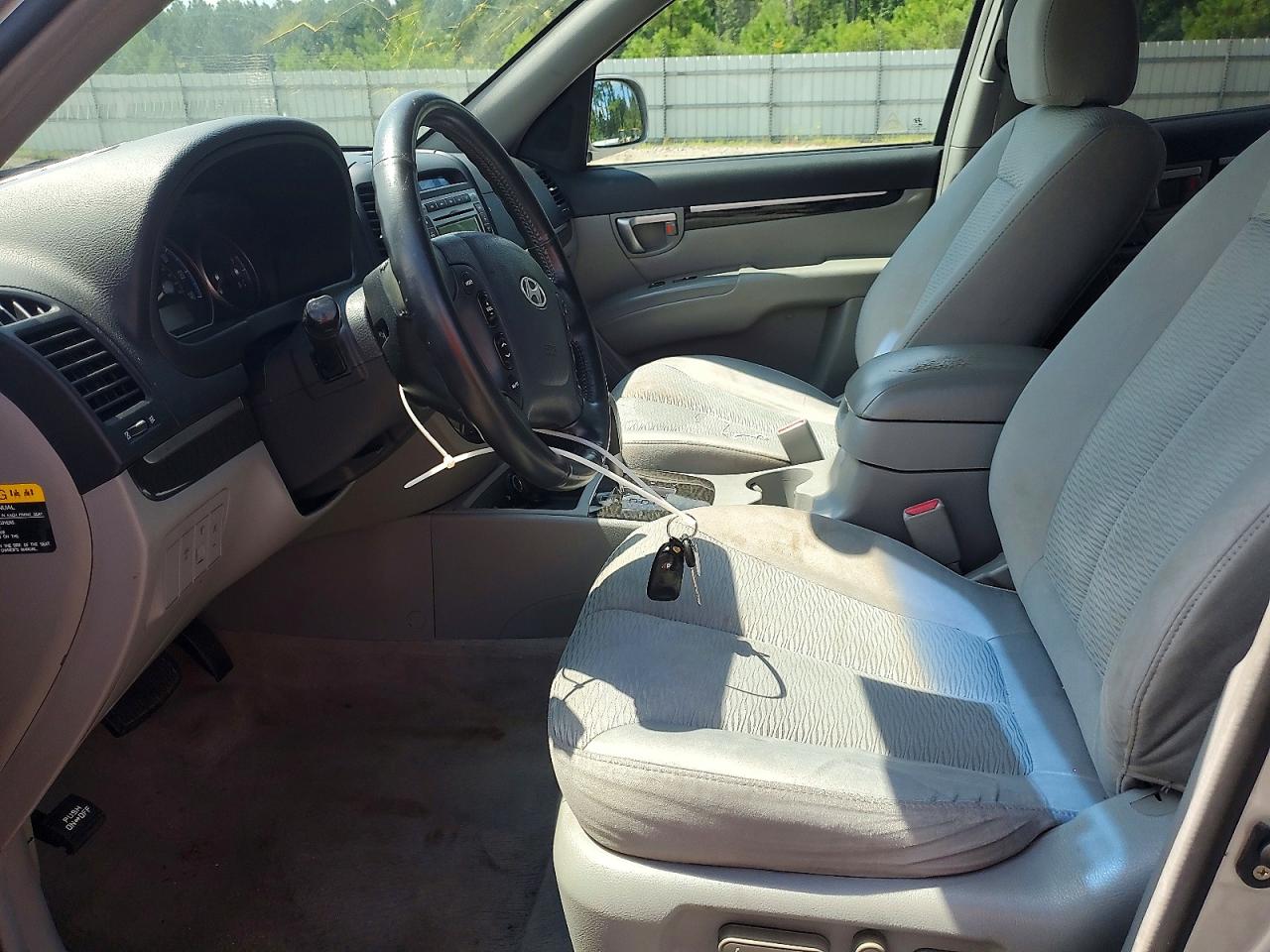 2007 Hyundai Santa Fe Se Silver vin: 5NMSH13E87H089504